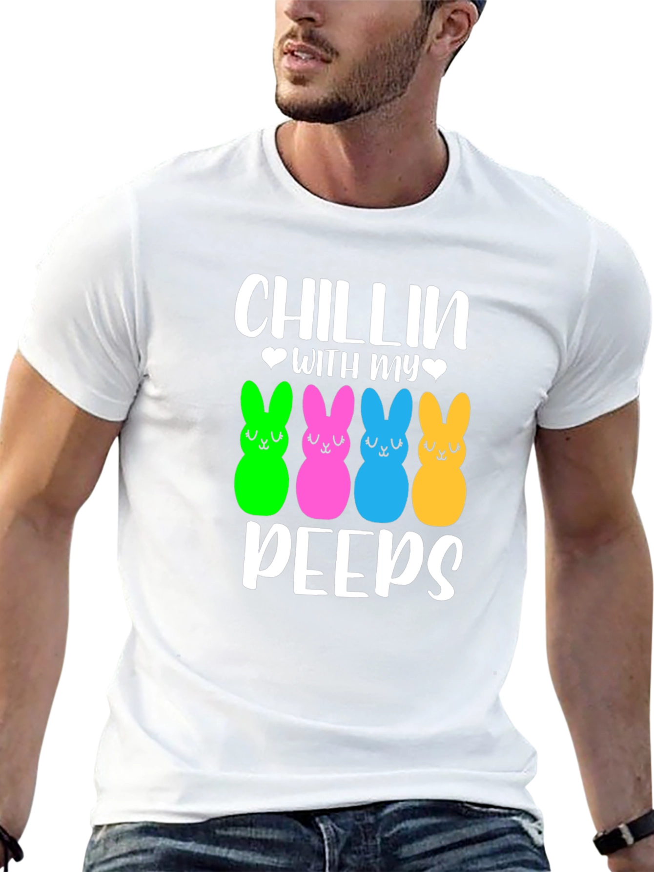 Chillin With My Peeps T-Shirt Easter Holiday