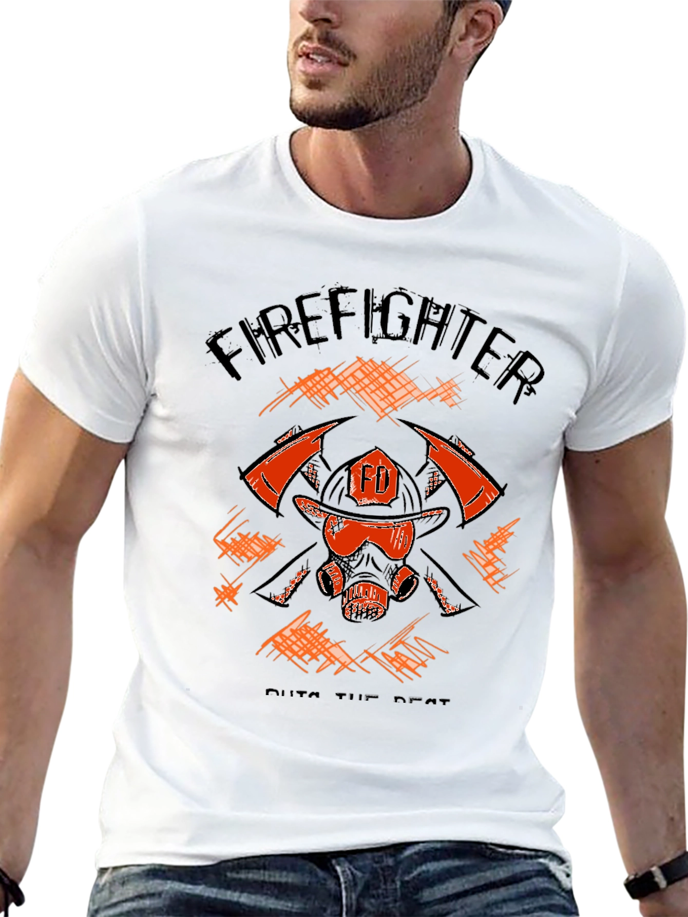 Firefighter Graphic Tee - Puts the Heat