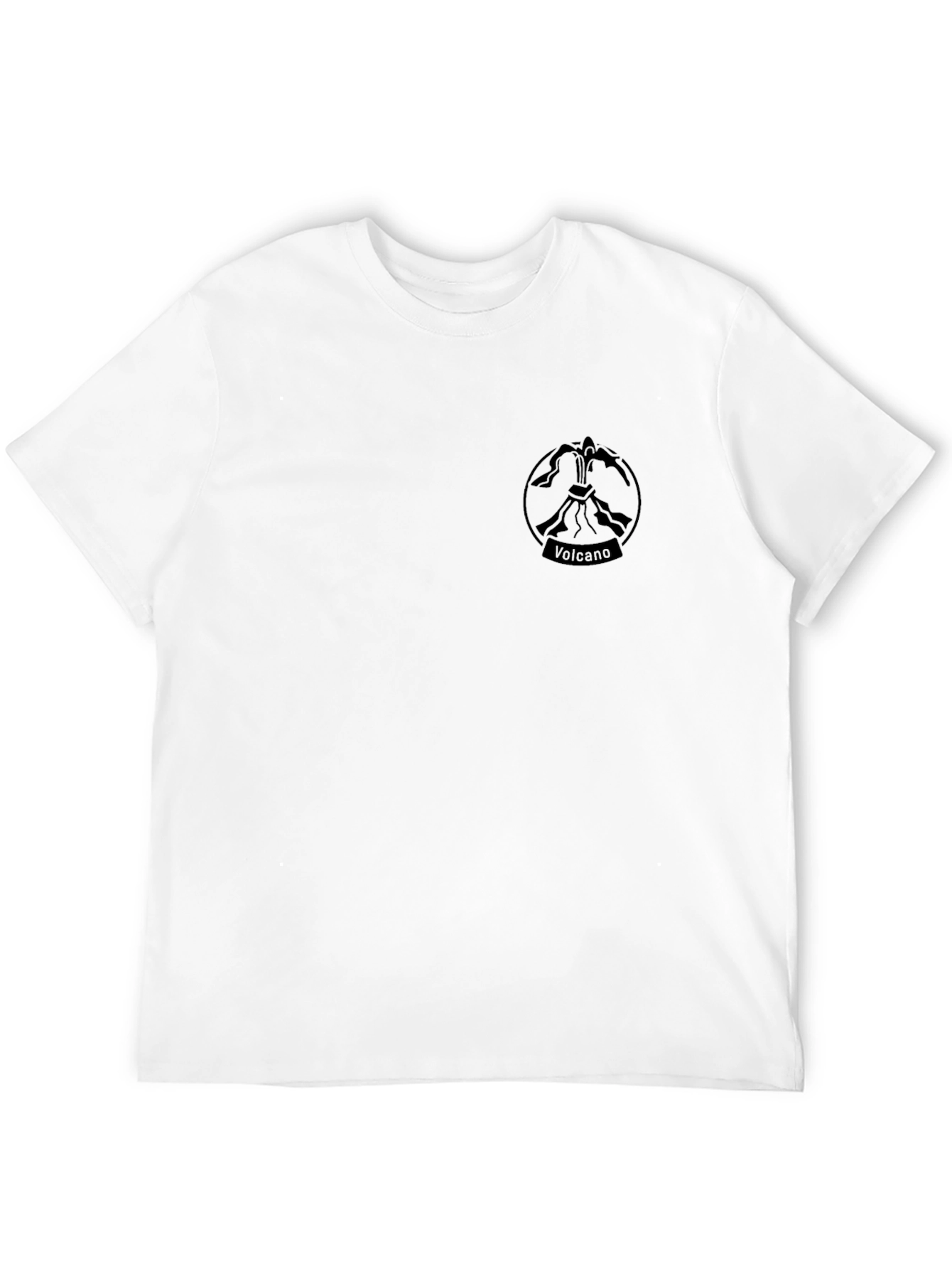 Black Volcano Graphic T-Shirt