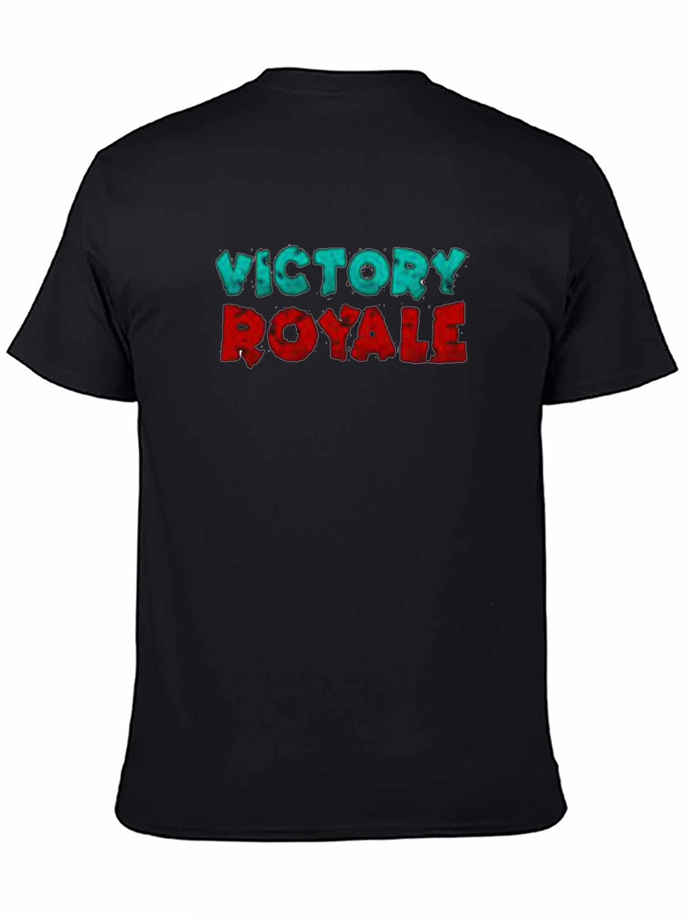 Victory Royale Graphic Tee - Black Cotton Blend