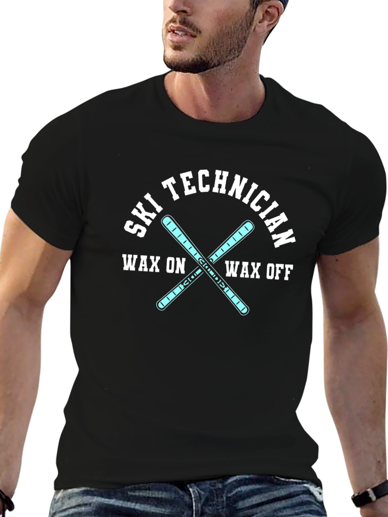 Ski Technician Wax On Wax Off T-Shirt