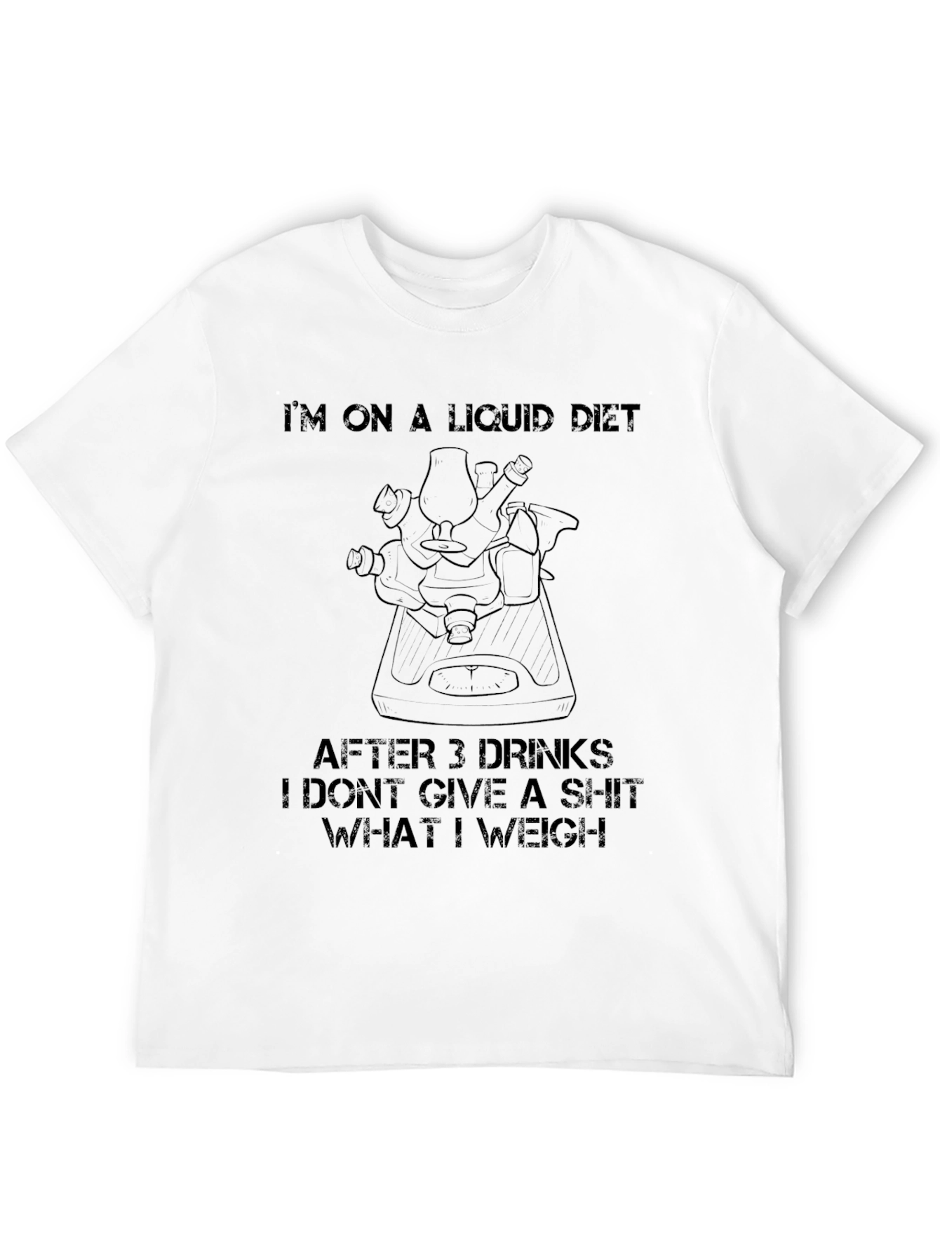Liquid Diet T-Shirt - Funny Drinking Tee