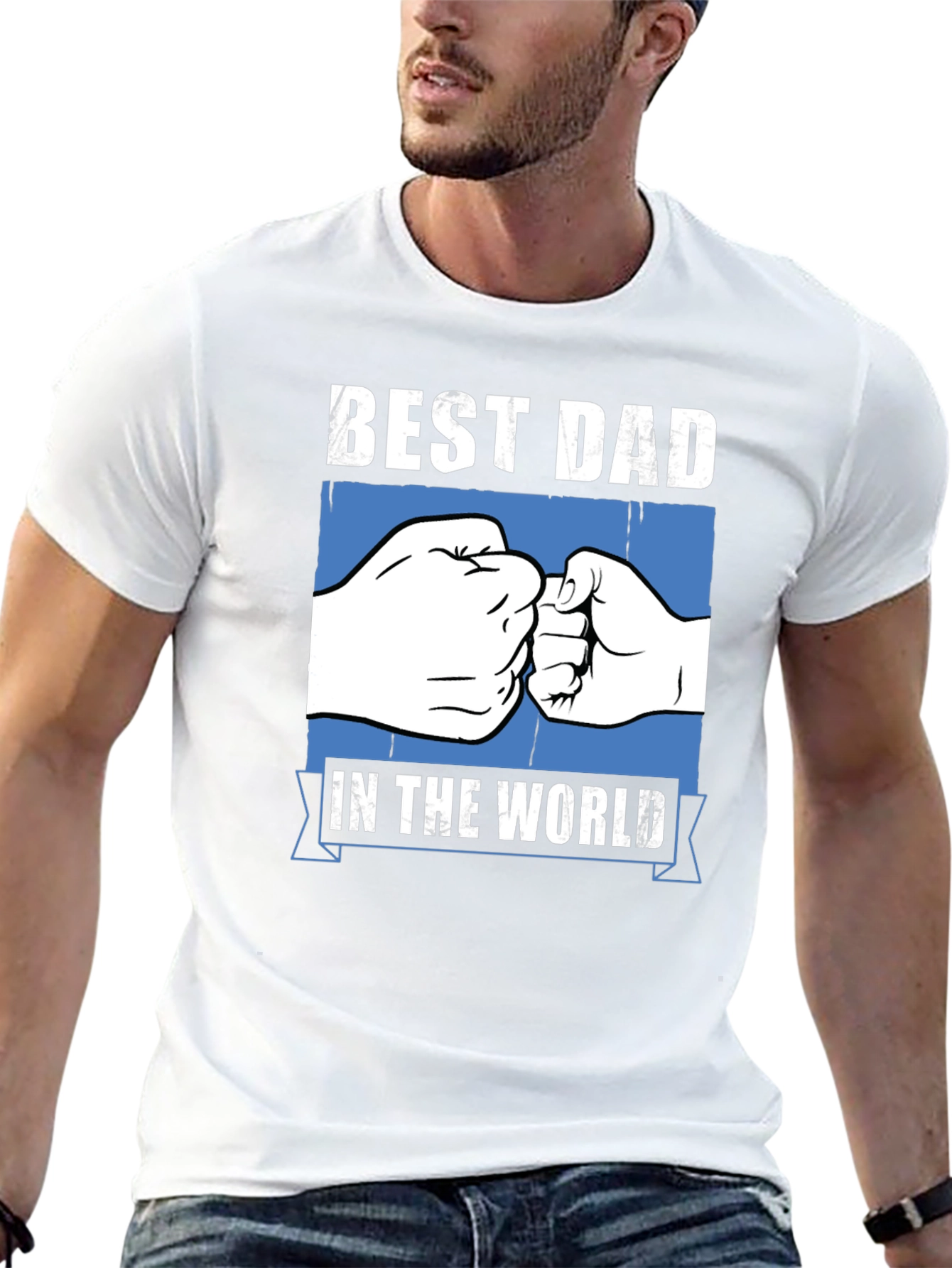 Best Dad in the World Graphic T-Shirt