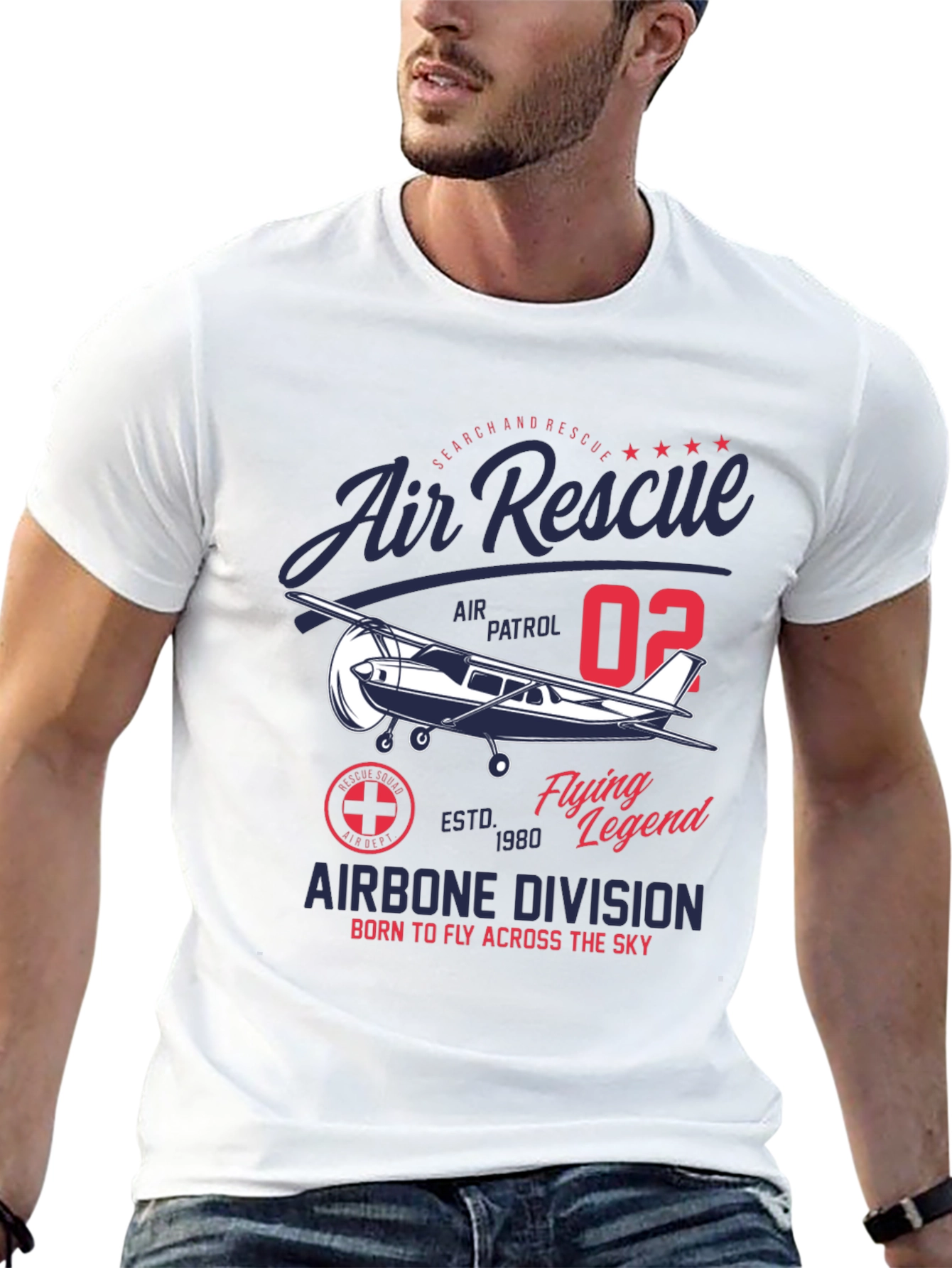 Air Rescue Aviation T-Shirt - Flying Legend Design