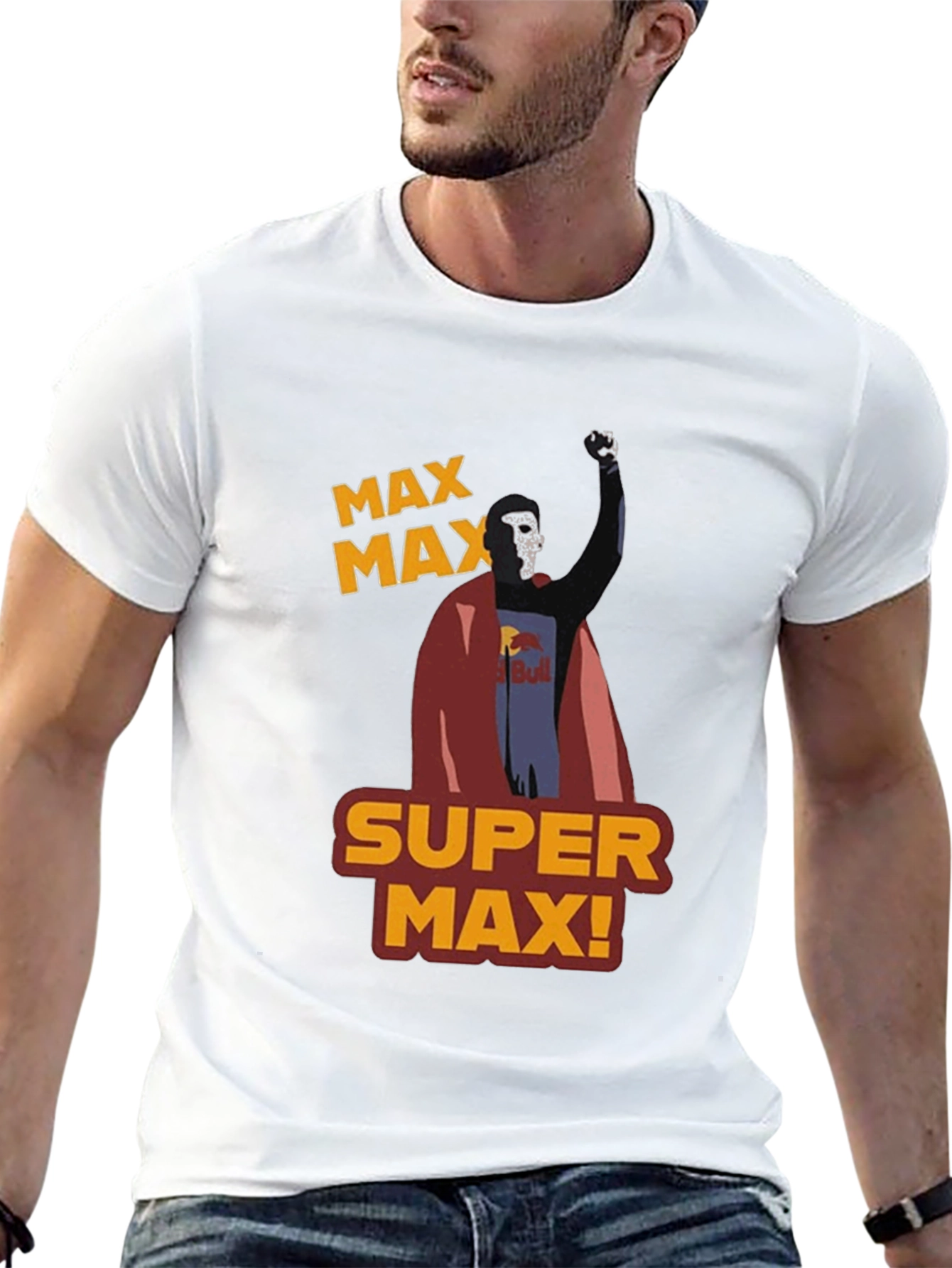Super Max Fan T-Shirt: Formula One Inspired Design
