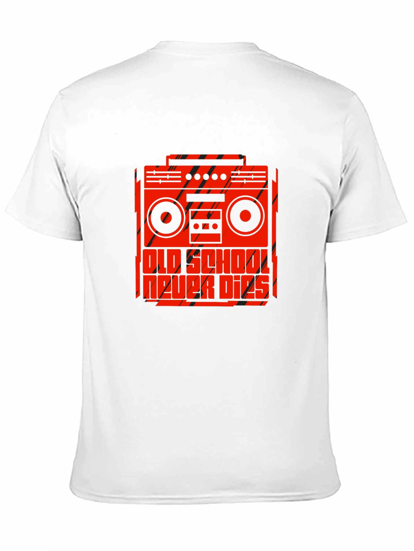 Old School Never Dies Boombox Graphic Tee