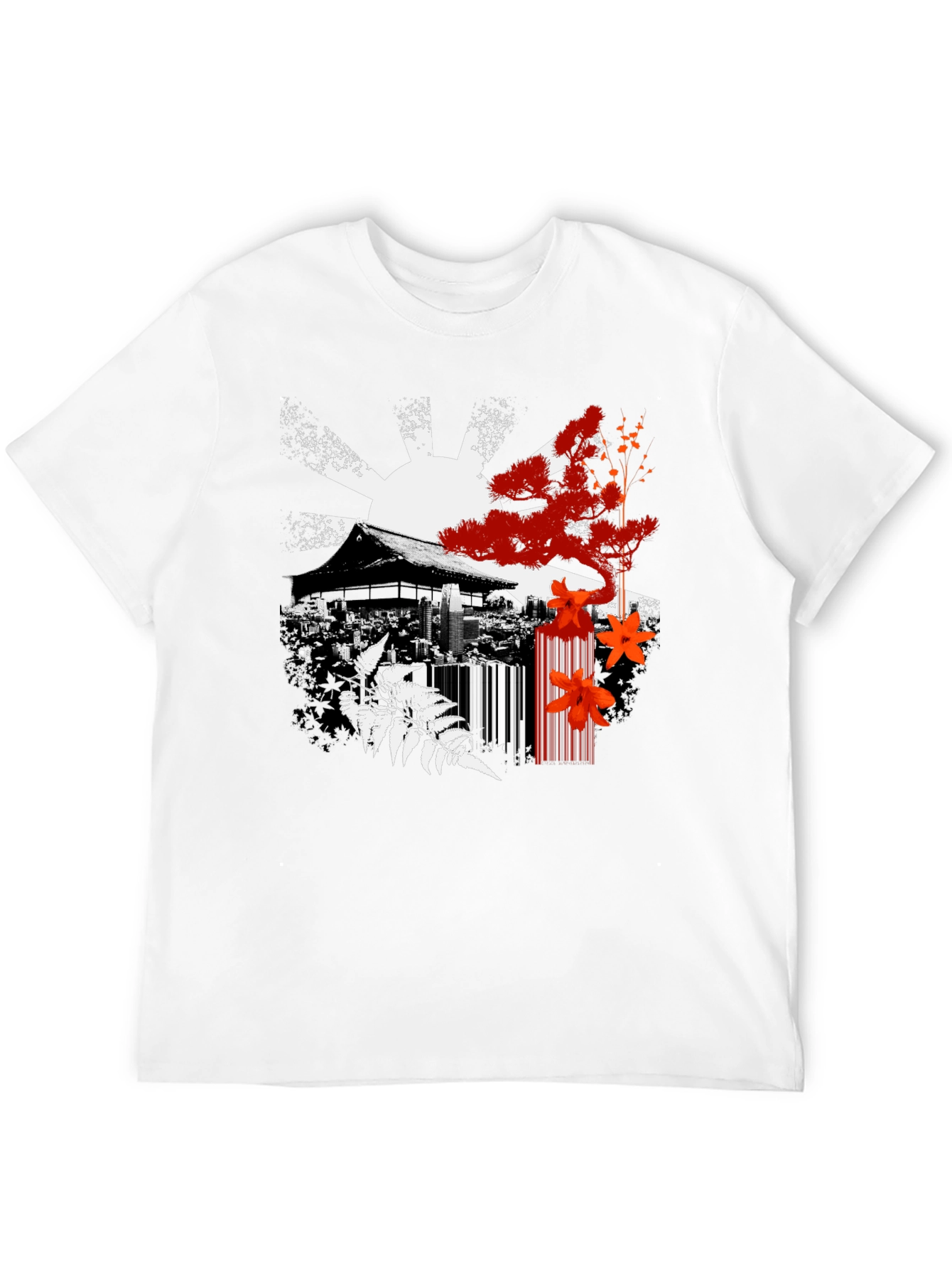 Graphic Black T-Shirt - Japanese Inspired Art