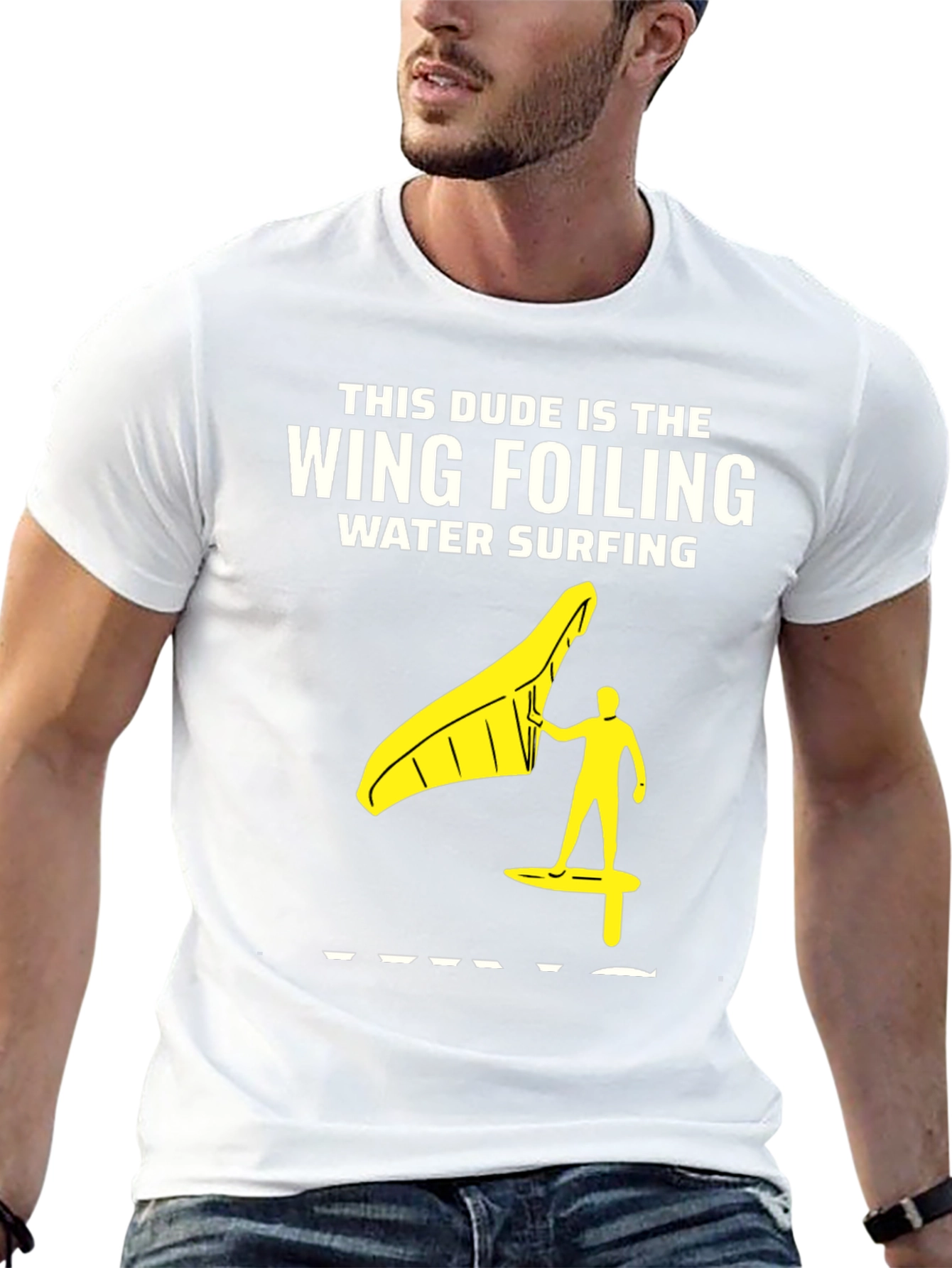 Wing Foiling Water Surfing T-Shirt