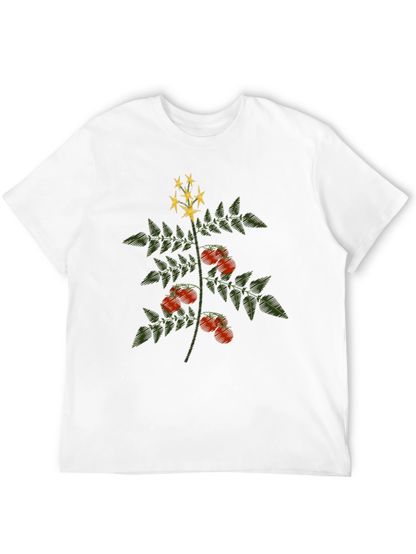 Tomato Plant Graphic Tee - Unisex Soft Cotton T-Shirt