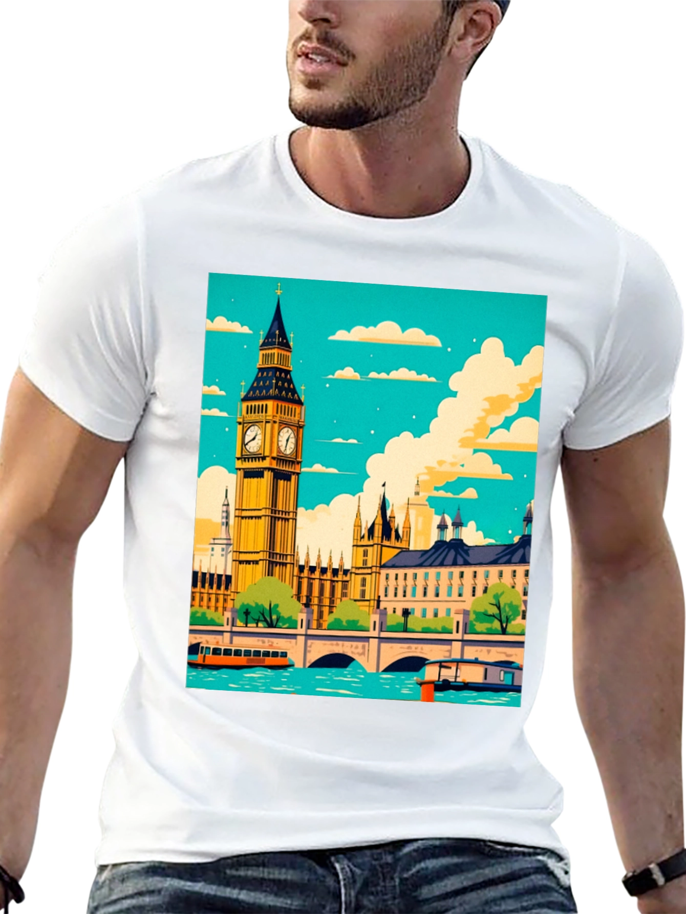 London Big Ben Graphic Tee