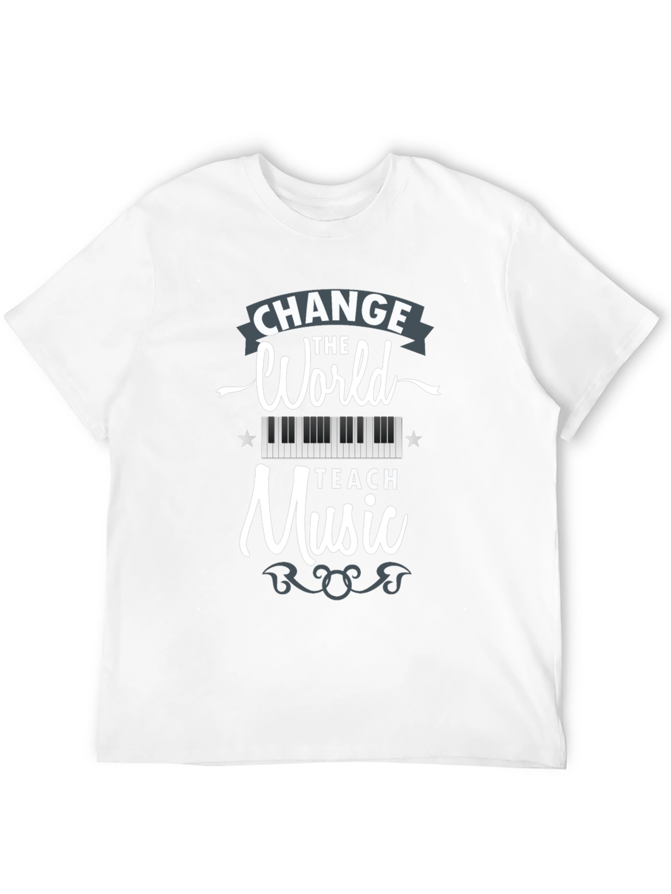 Change the World Teach Music Graphic Tee