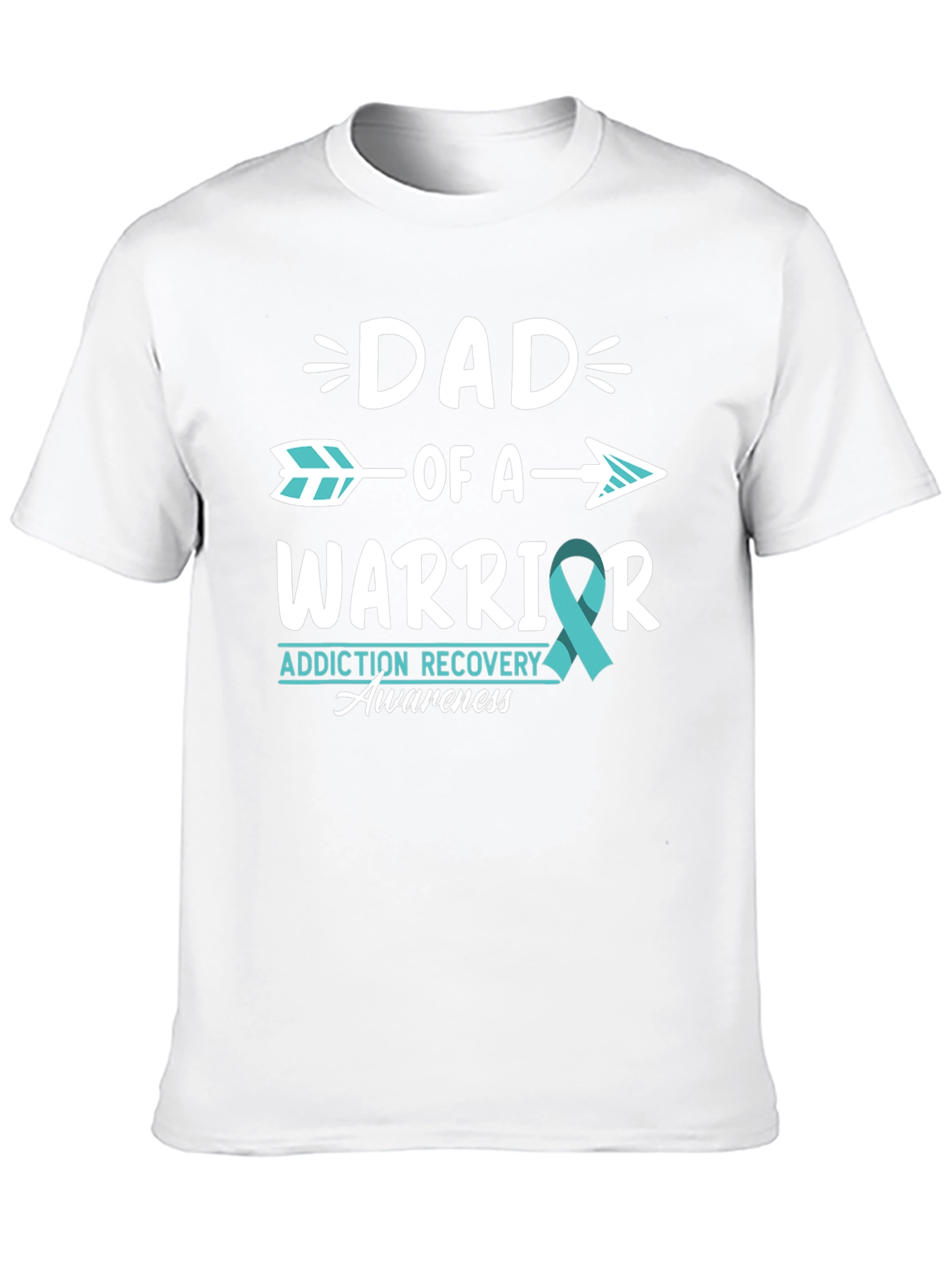 Dad of a Warrior Recovery Awareness T-Shirt