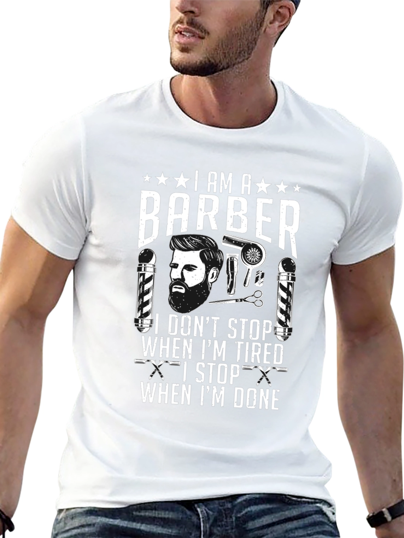 I Am A Barber Graphic Tee
