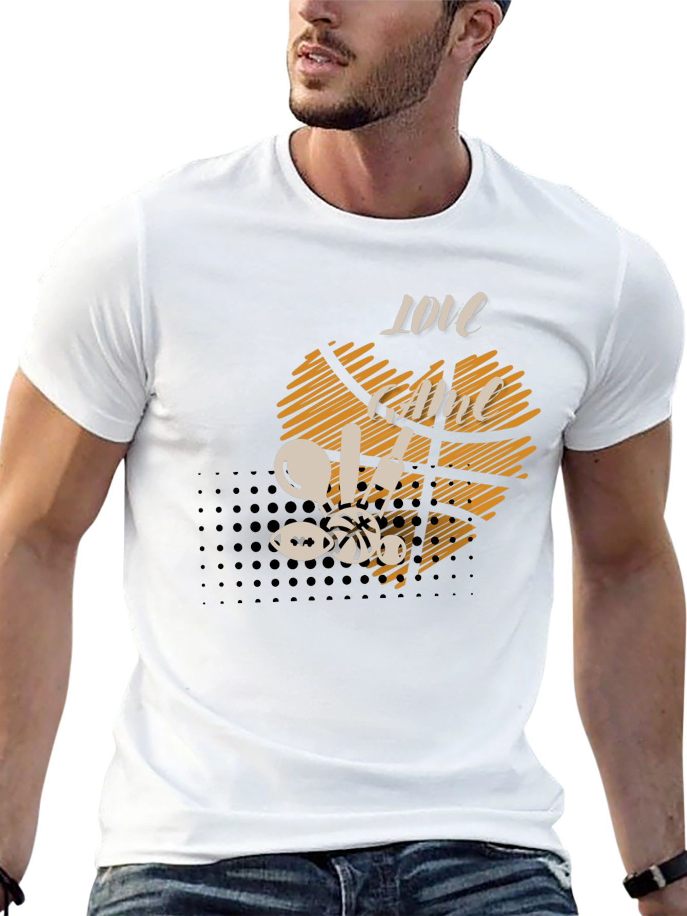 Love the Game Graphic Tee - Black
