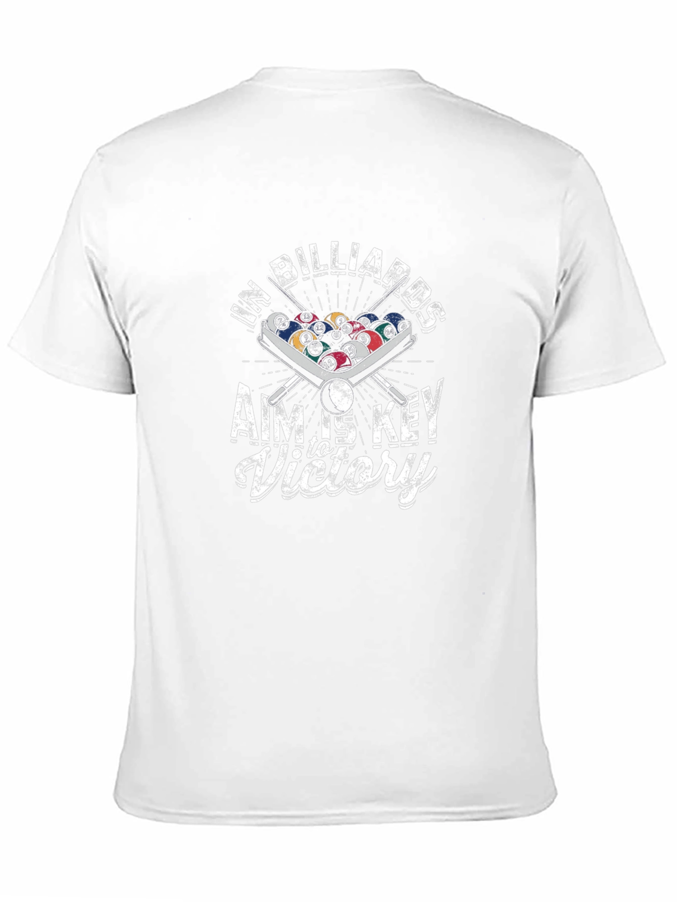 Billiards Aim is Key Victory Graphic Tee
