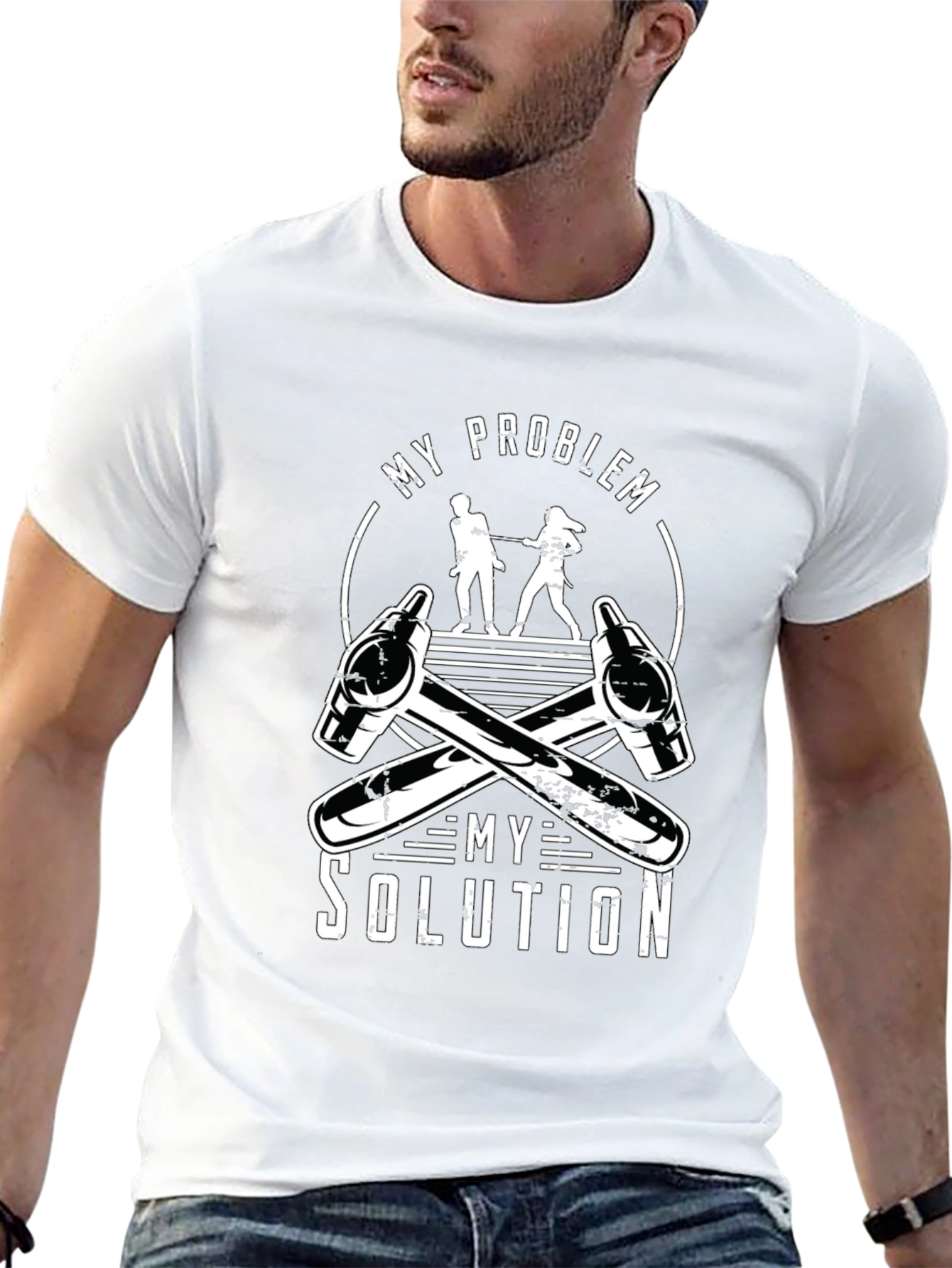 My Problem My Solution T-Shirt - Black