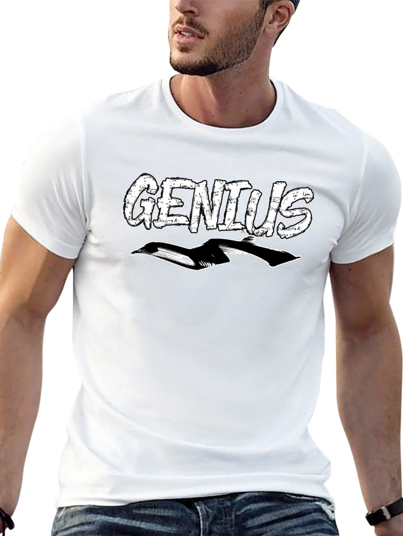 Genius Graphic T-Shirt - Cool Black Tee