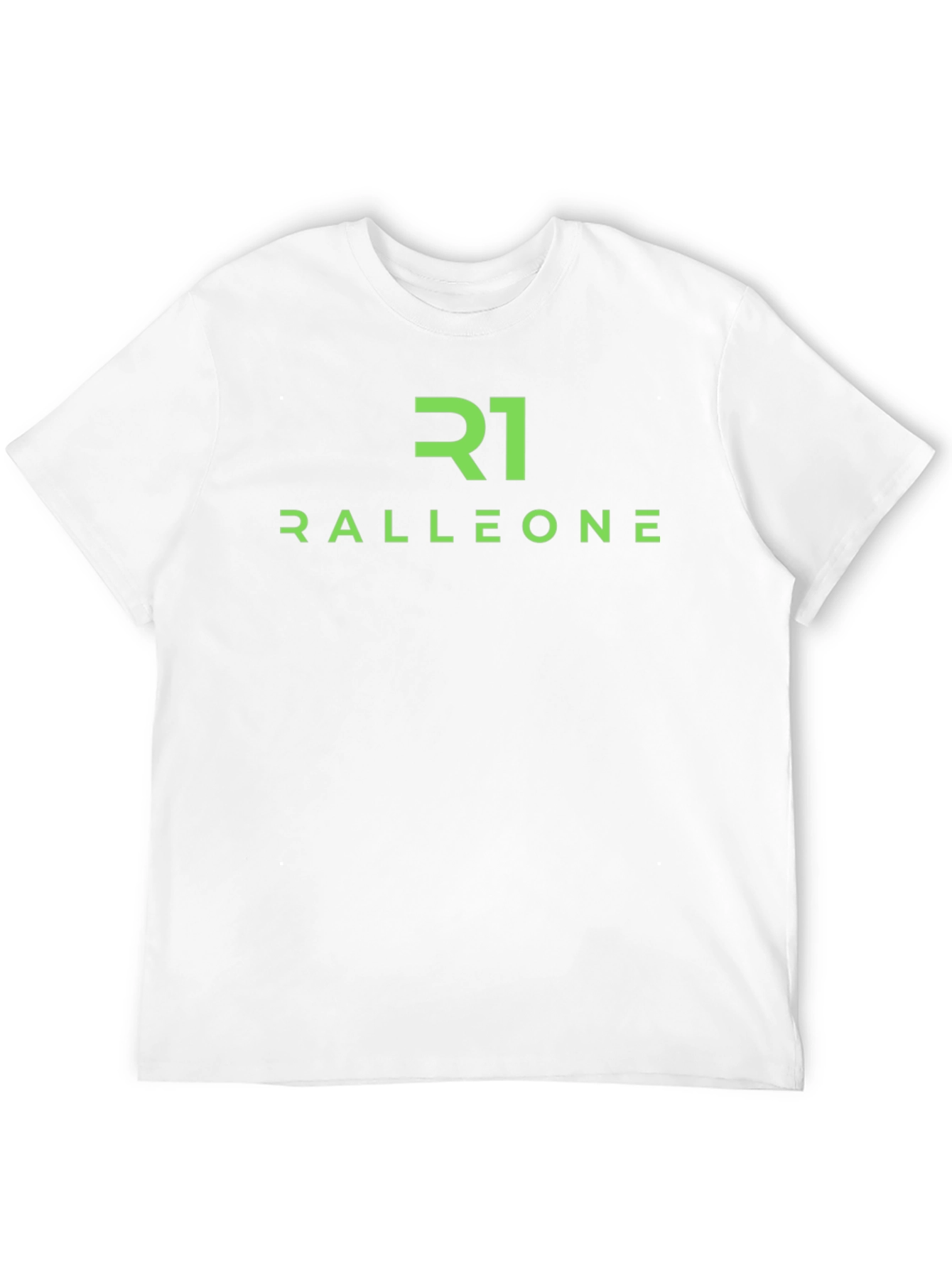 Ralleone Graphic Tee - Black Cotton Blend Casual T-Shirt