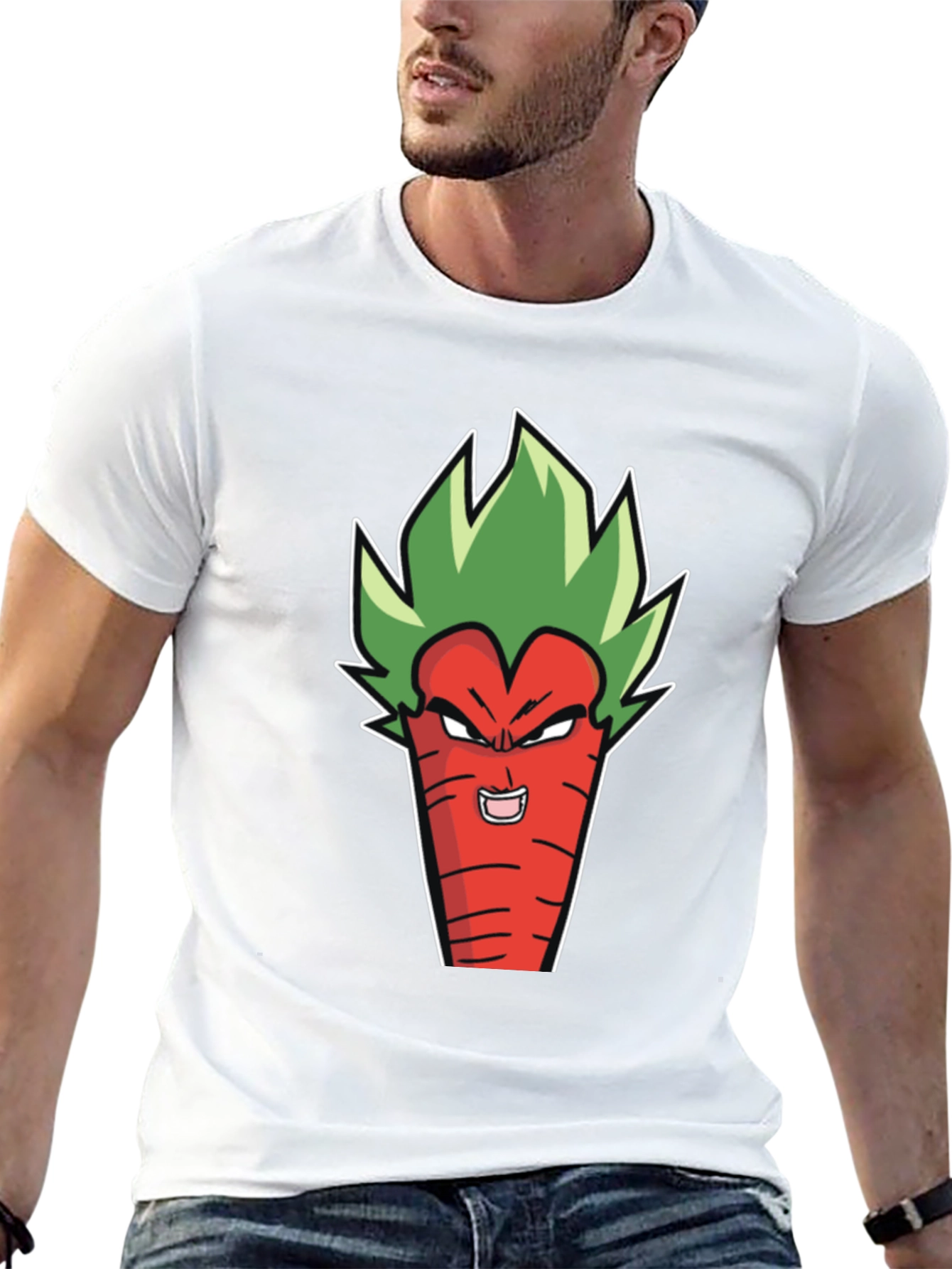 Anime Carrot Funny Graphic Tee