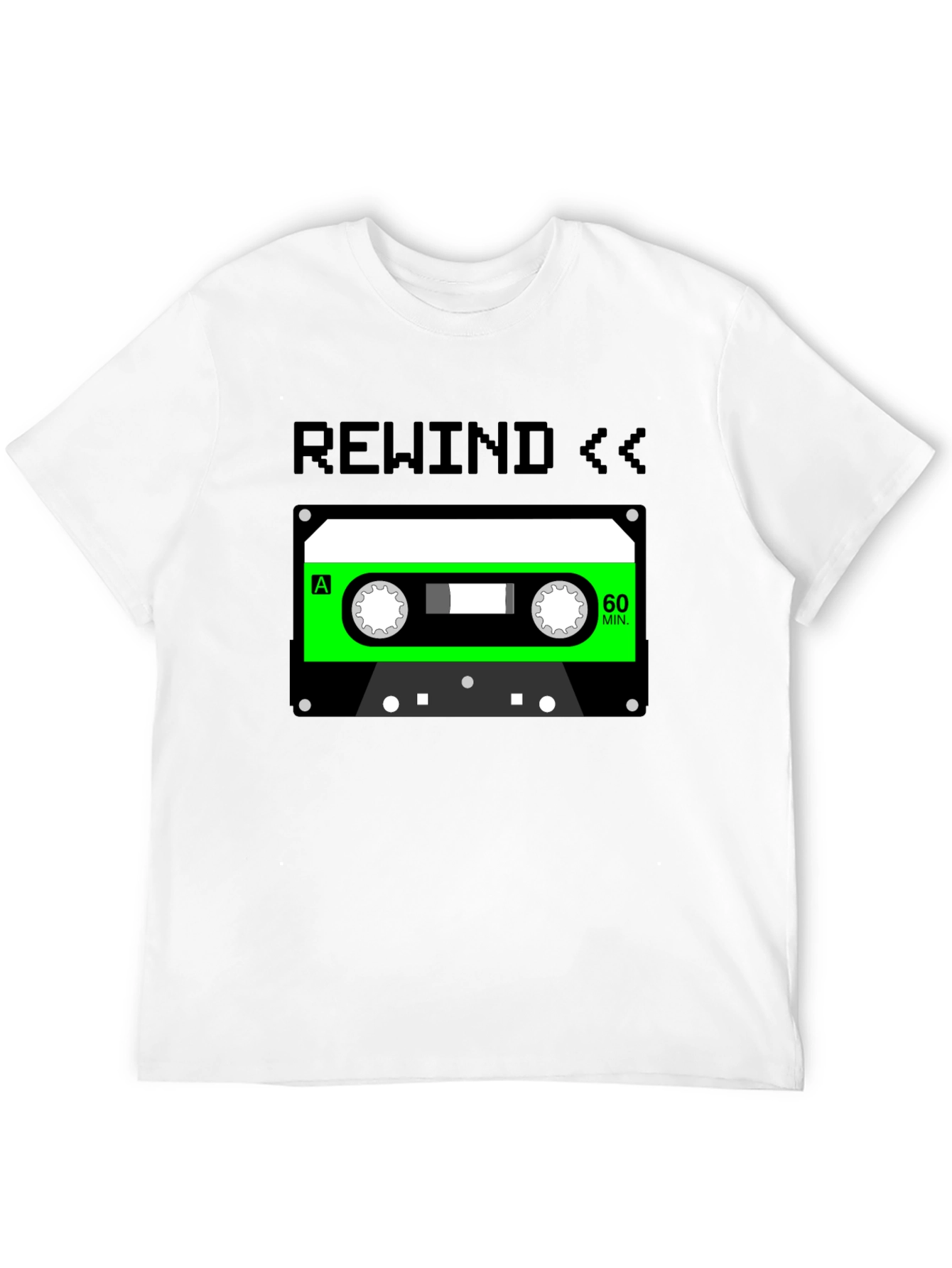 Retro Rewind Cassette Tape T-Shirt