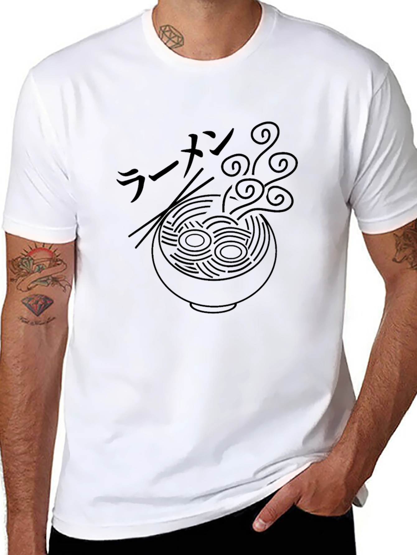 Ramen Bowl Graphic Tee - Stylish Unisex Design