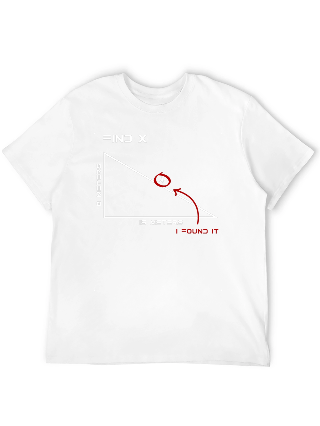 Find X Graphic Tee - Funny Math Equation T-Shirt