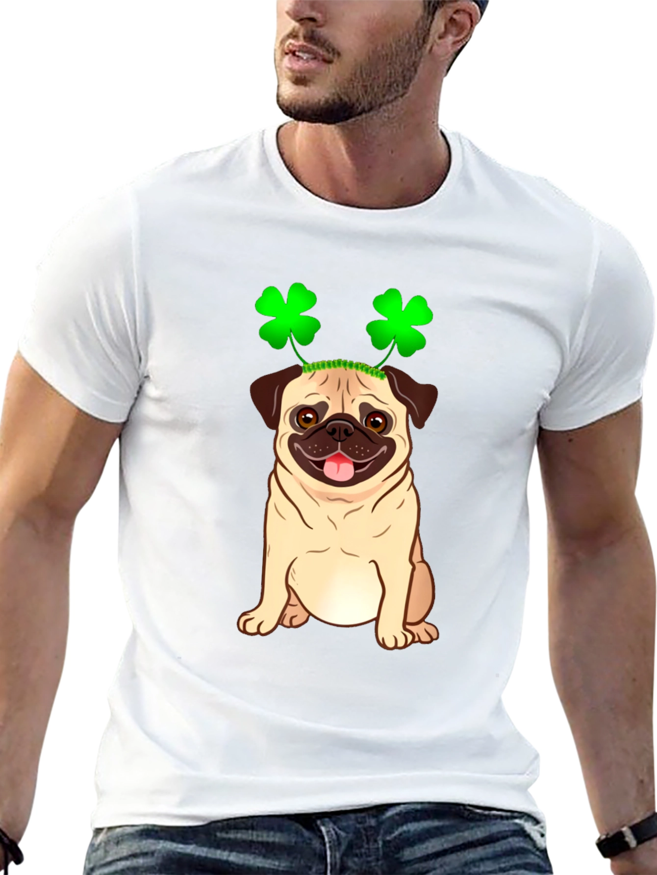 St. Patricks Day Pug T-Shirt