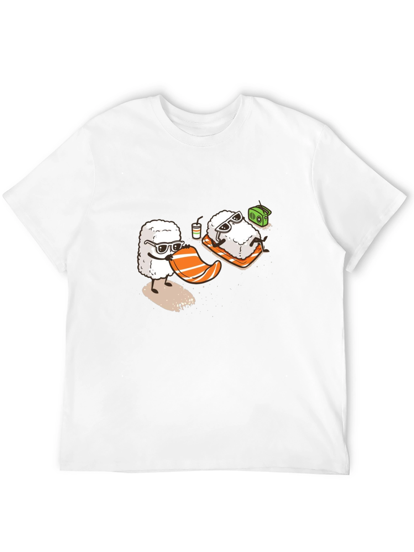 Sushi Summer T-Shirt - Black