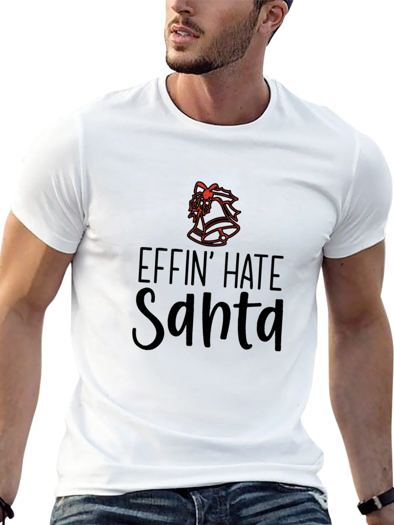 Effin Hate Santa T-Shirt - Anti-Christmas Humor