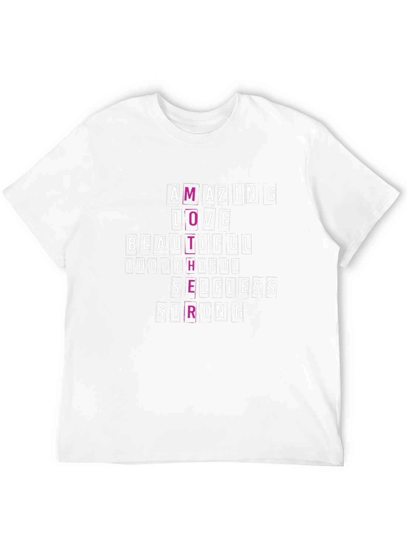 Mothers Day T-Shirt - Amazing Love Beautiful Strong Design