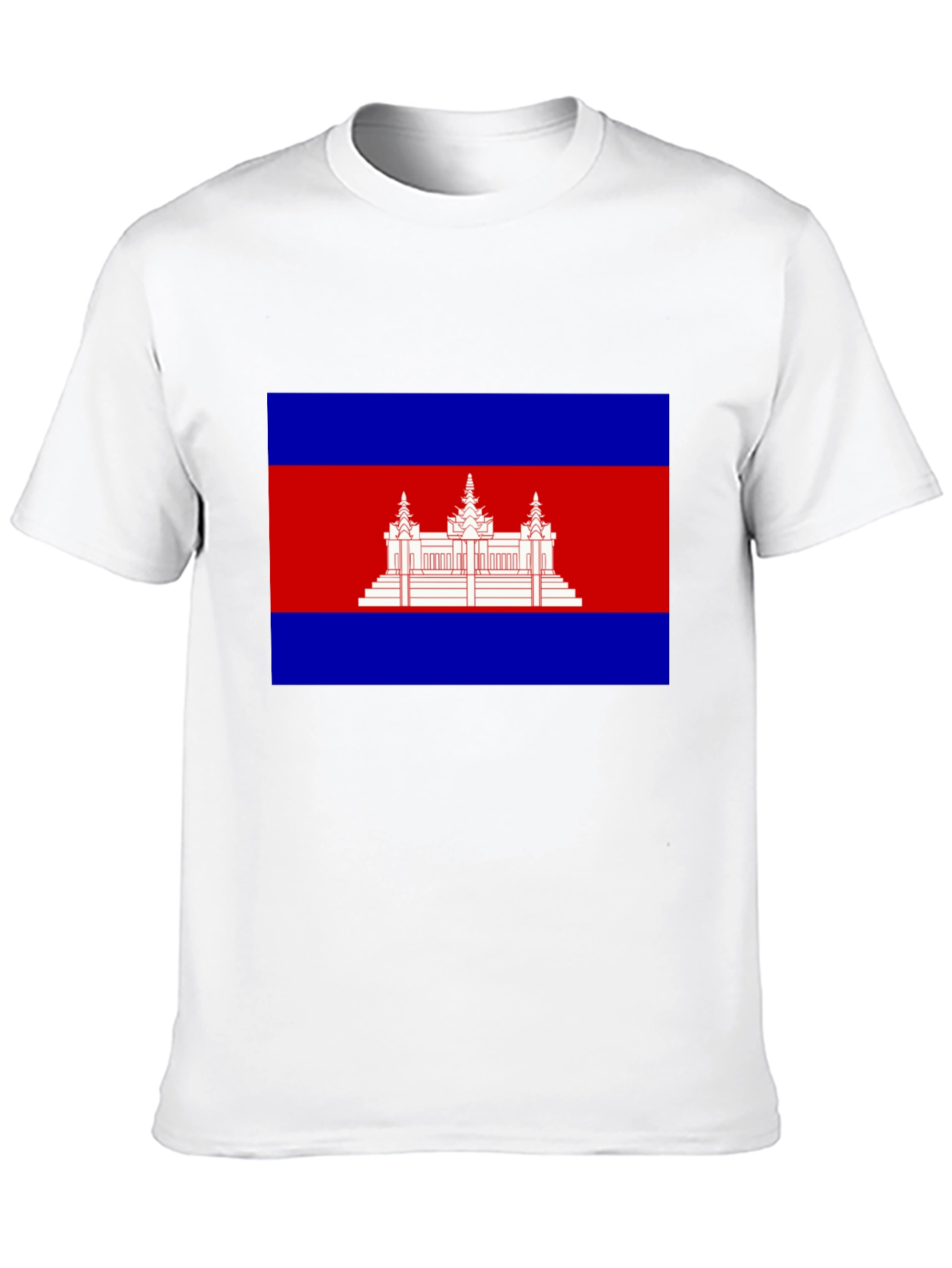 Cambodia Flag Graphic T-Shirt