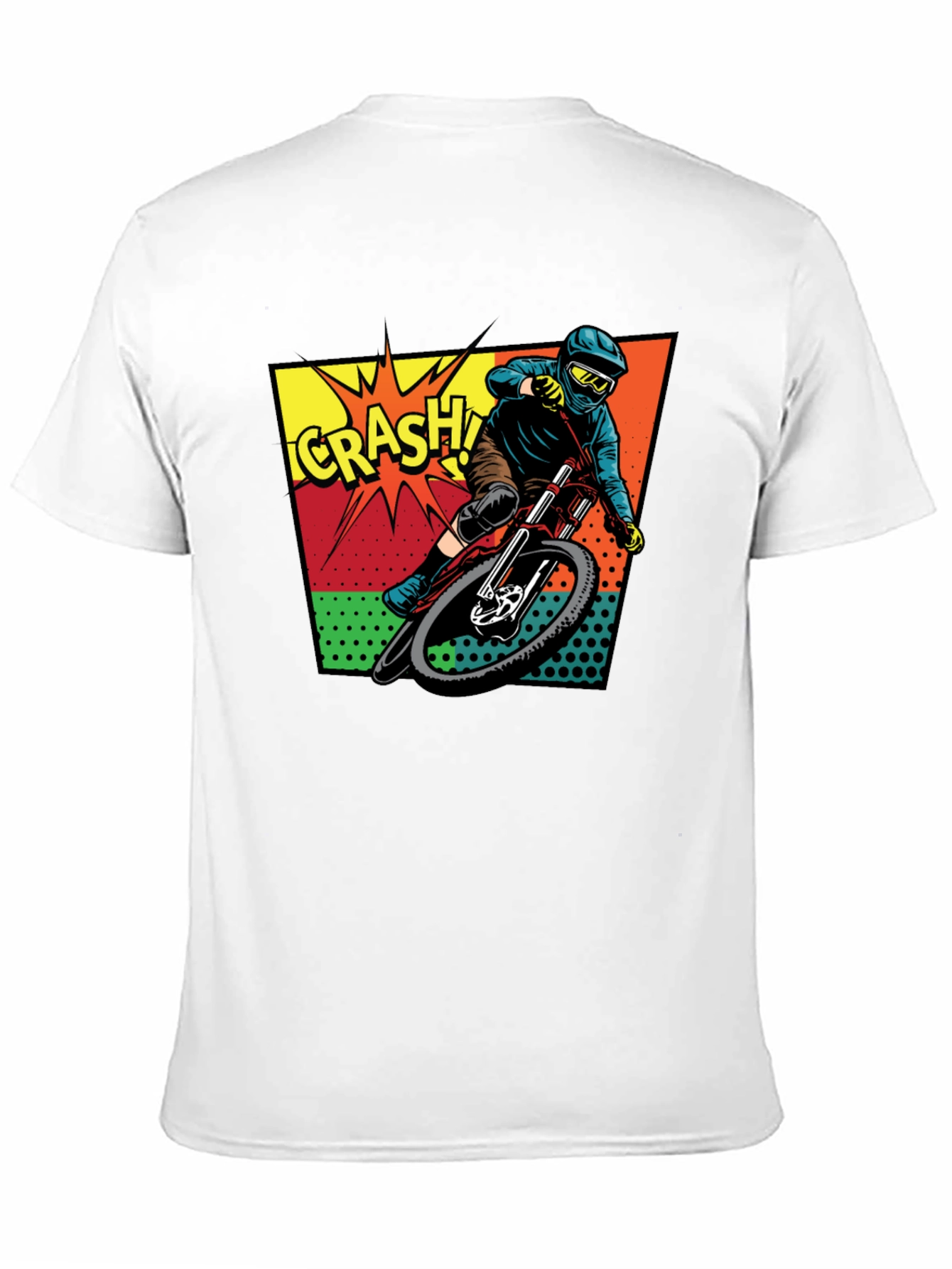 Mountain Bike Crash Graphic Tee - Ride On!