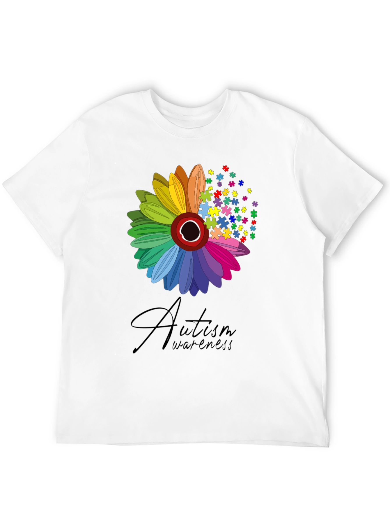 Autism Awareness Flower T-Shirt