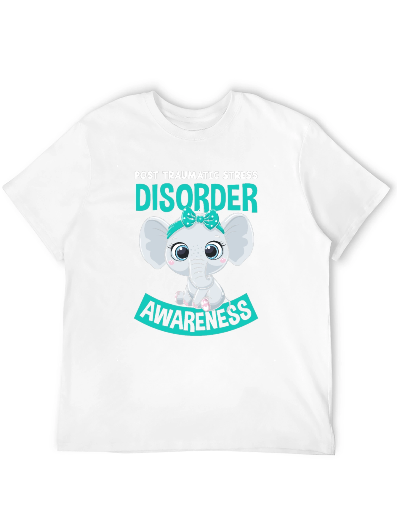 PTSD Awareness Elephant Graphic T-Shirt