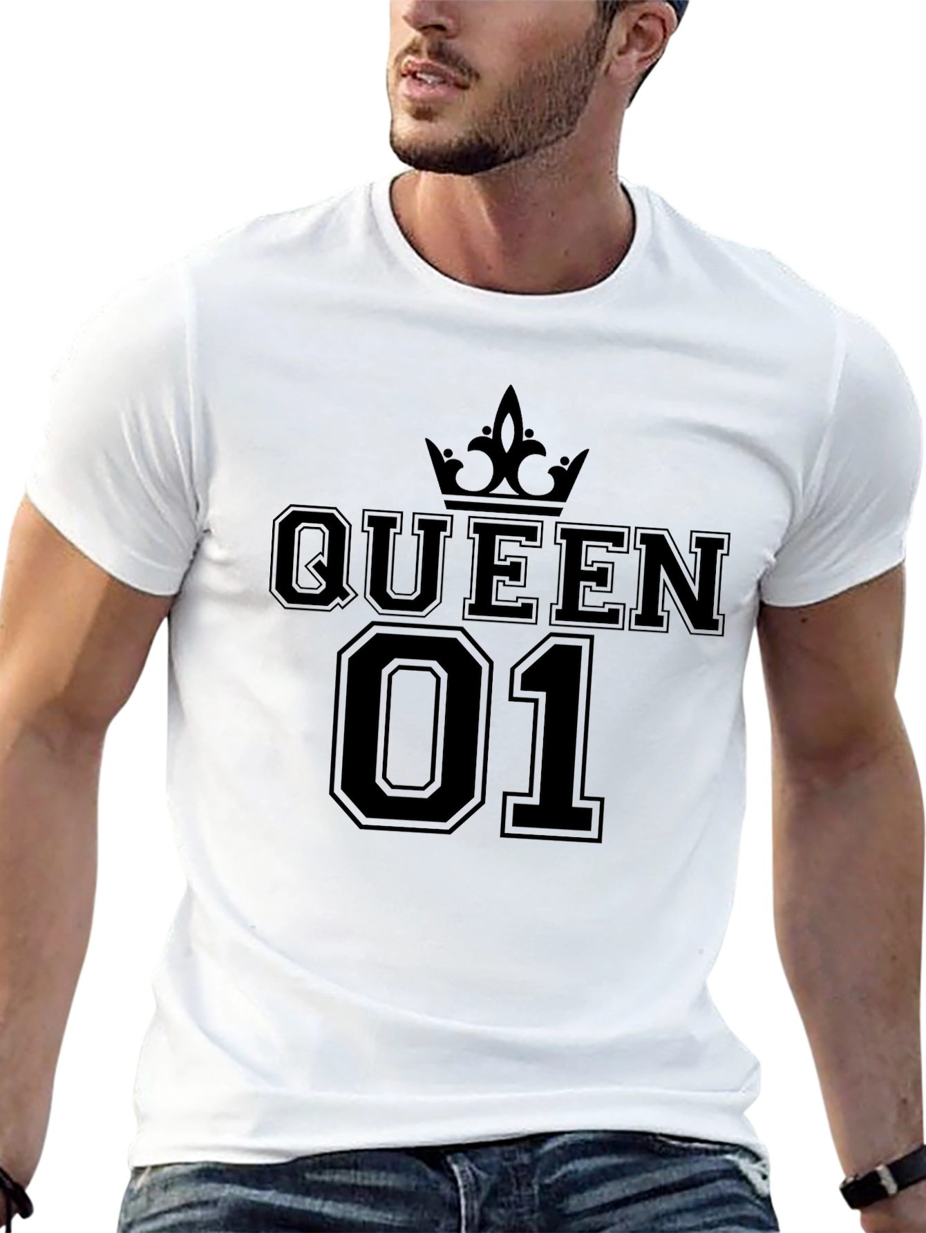 Queen 01 Graphic Print Mens T-Shirt
