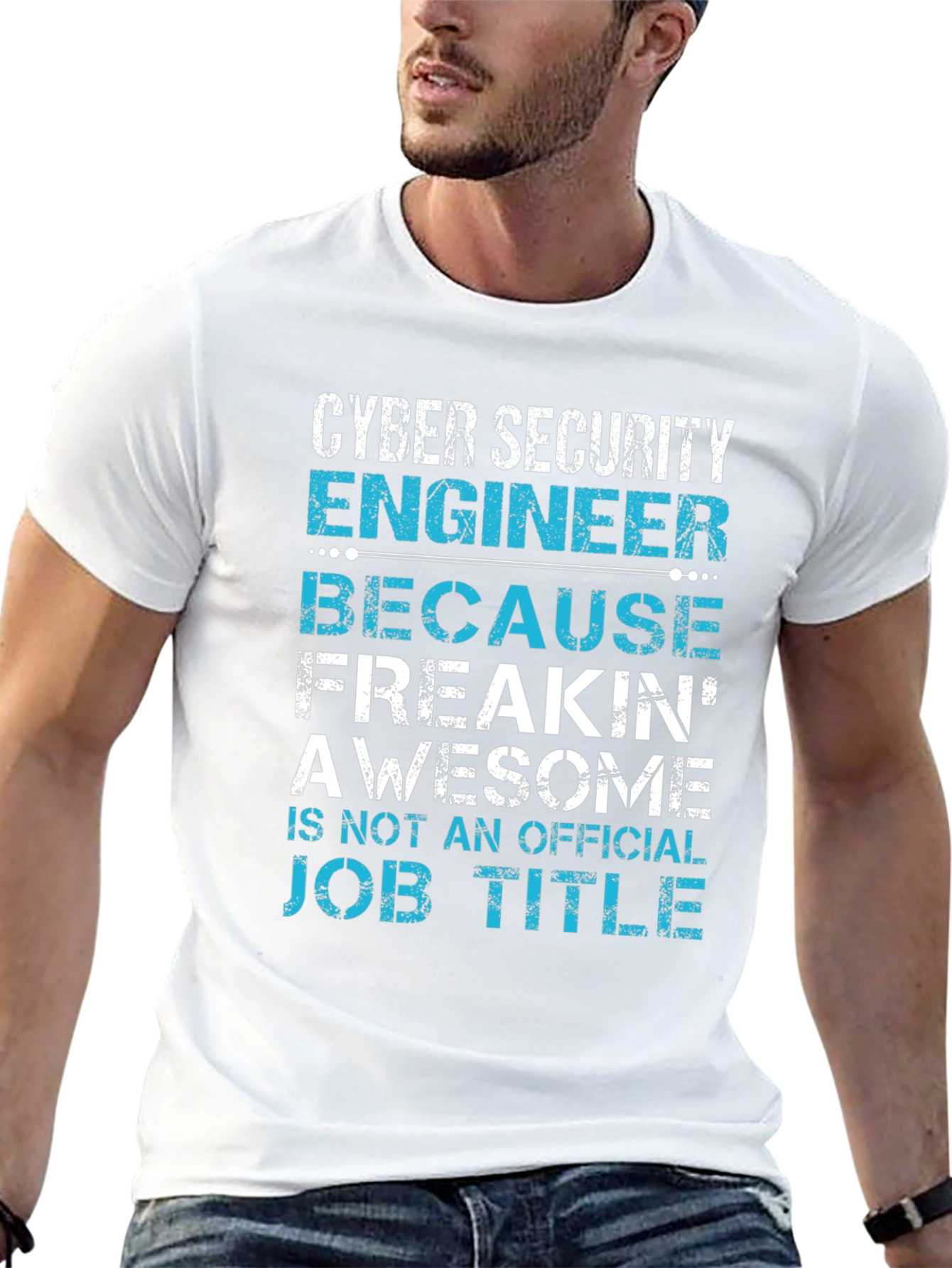 Cyber Security Engineer Awesome Job Title T-Shirt
