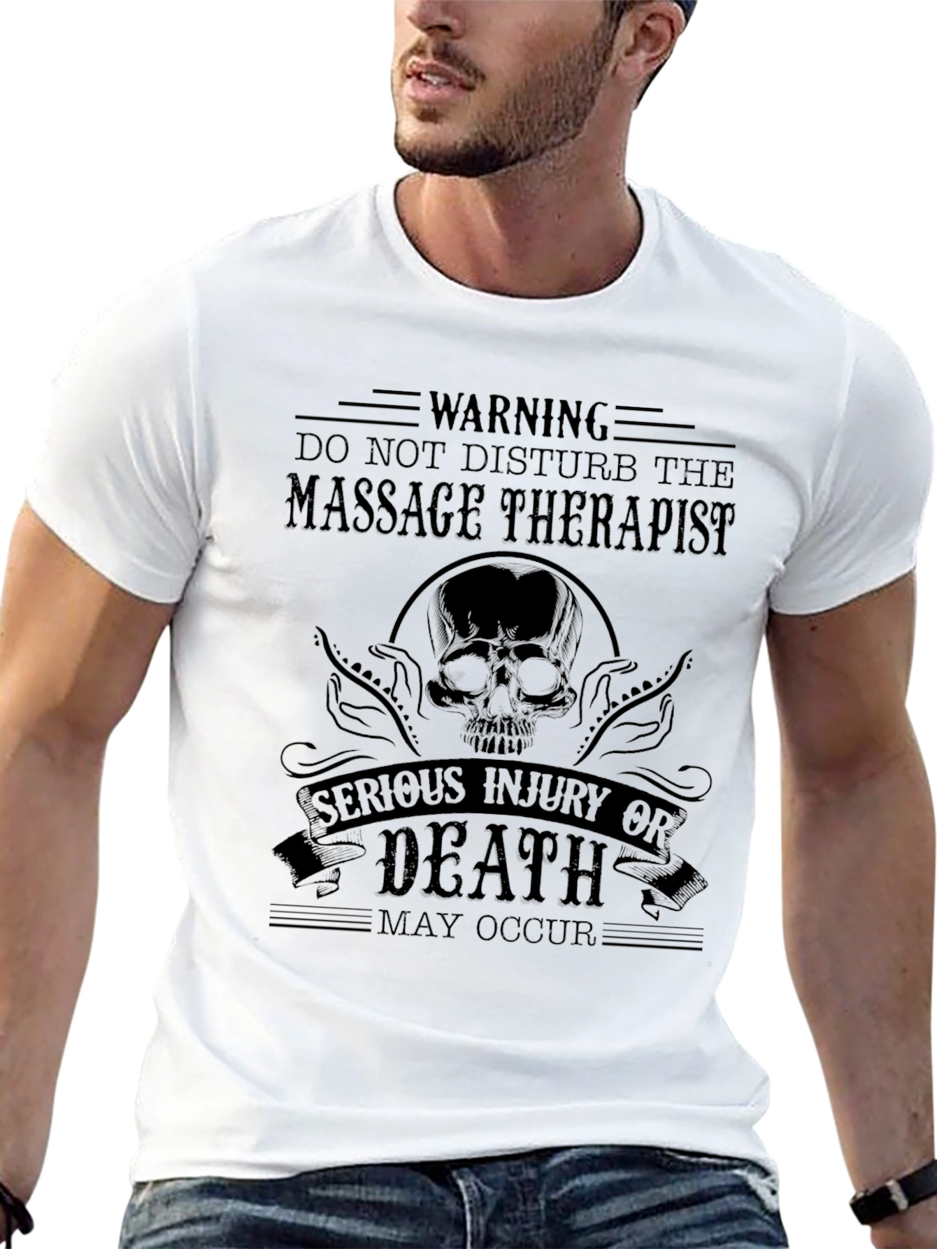 Warning Massage Therapist T-Shirt