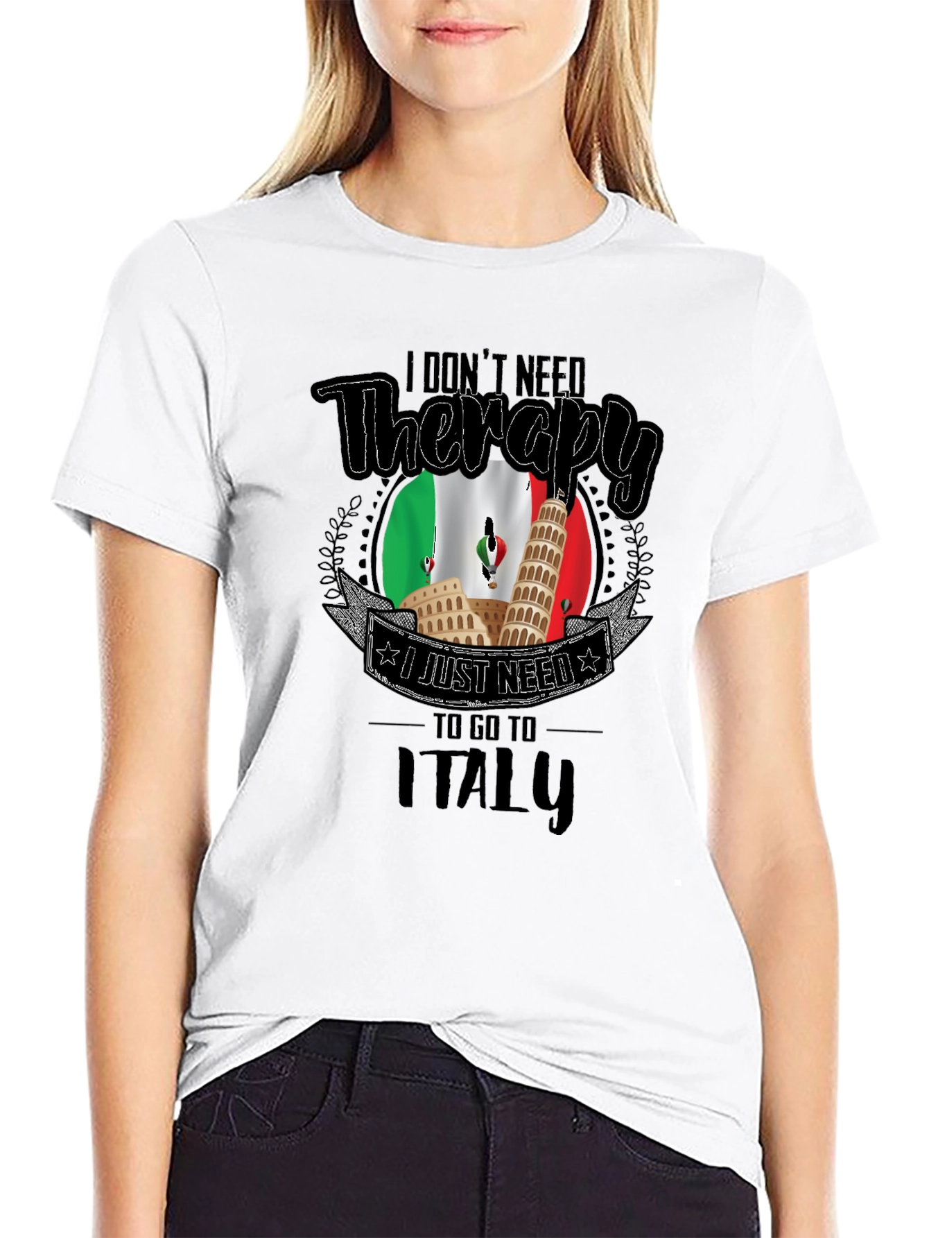 Italy Therapy T-Shirt - Travel Lover Gift