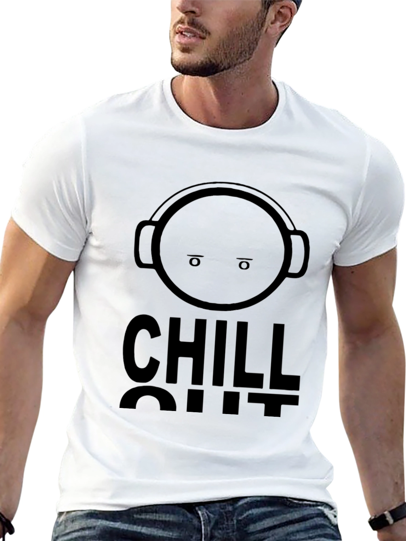 Chill Out Graphic Tee - Relaxed Vibe