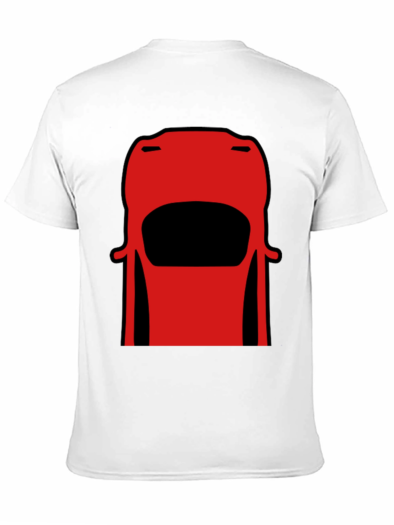 Retro Car Graphic Tee - Black Cotton