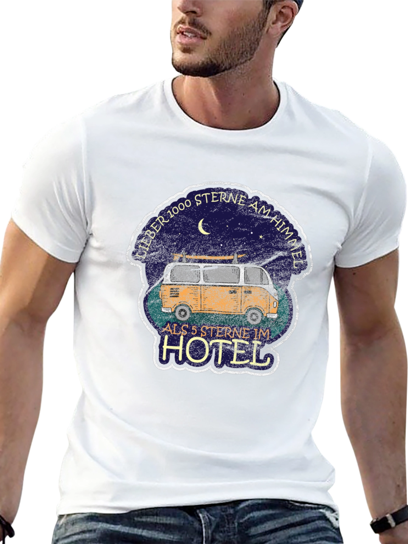 Camper Van 1000 Stars T-Shirt