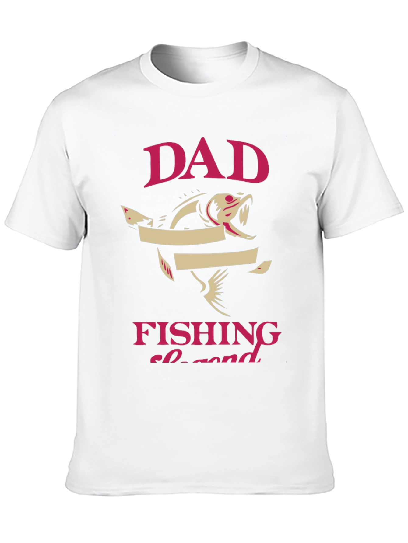 Dad Fishing Legend Graphic Tee - Novelty T-Shirt