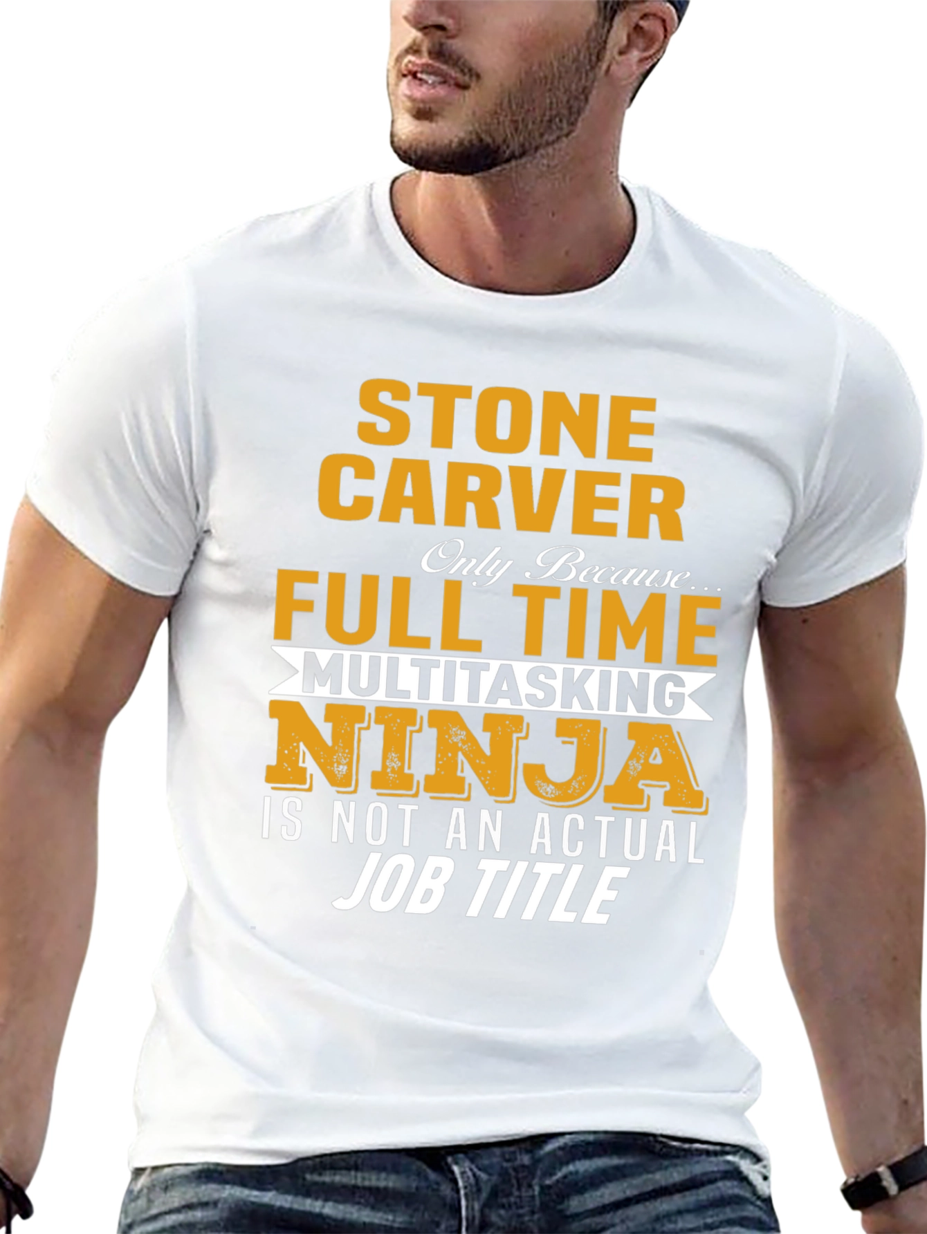 Stone Carver Full Time Ninja T-Shirt