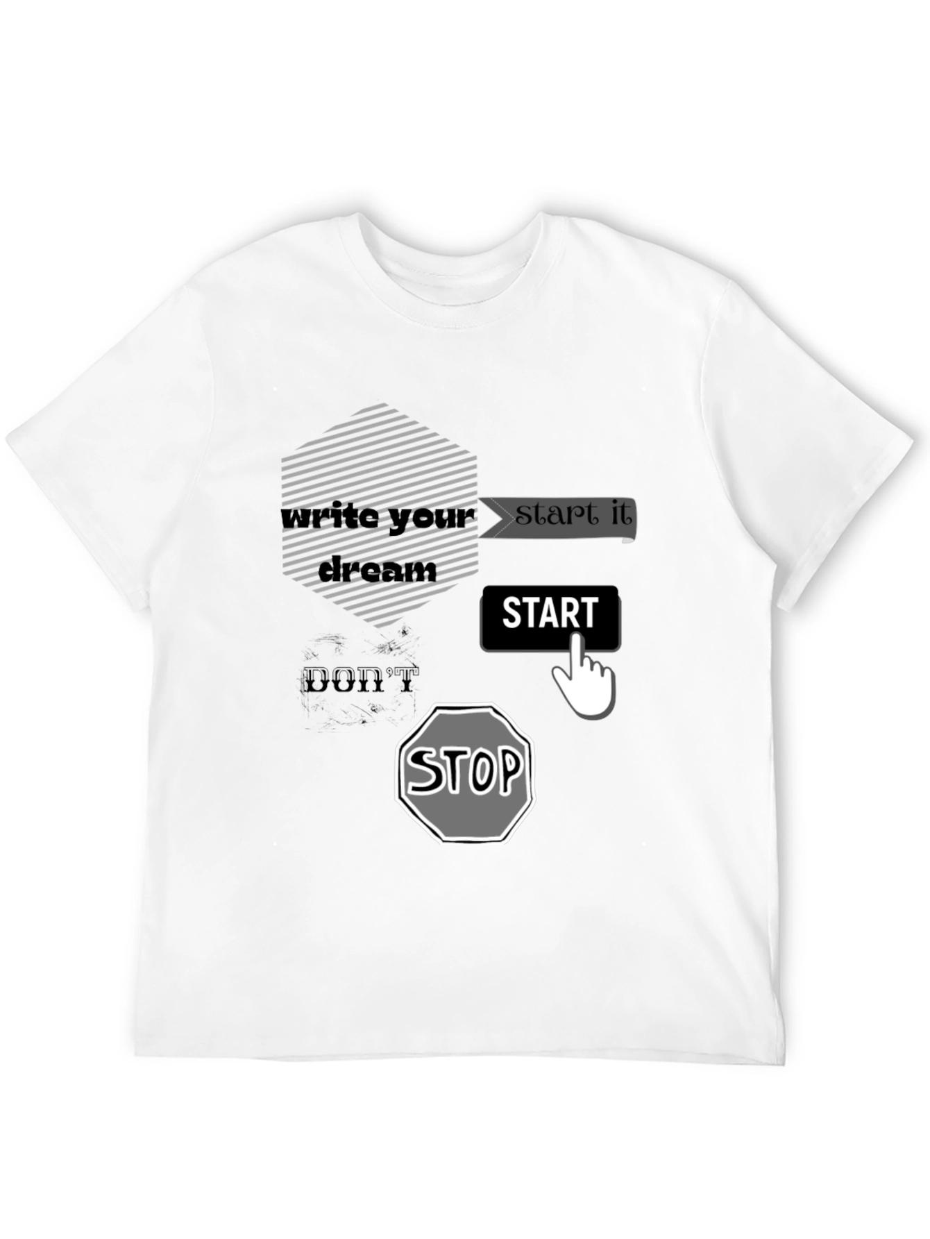 Write Your Dream T-Shirt: Motivational Graphic Tee