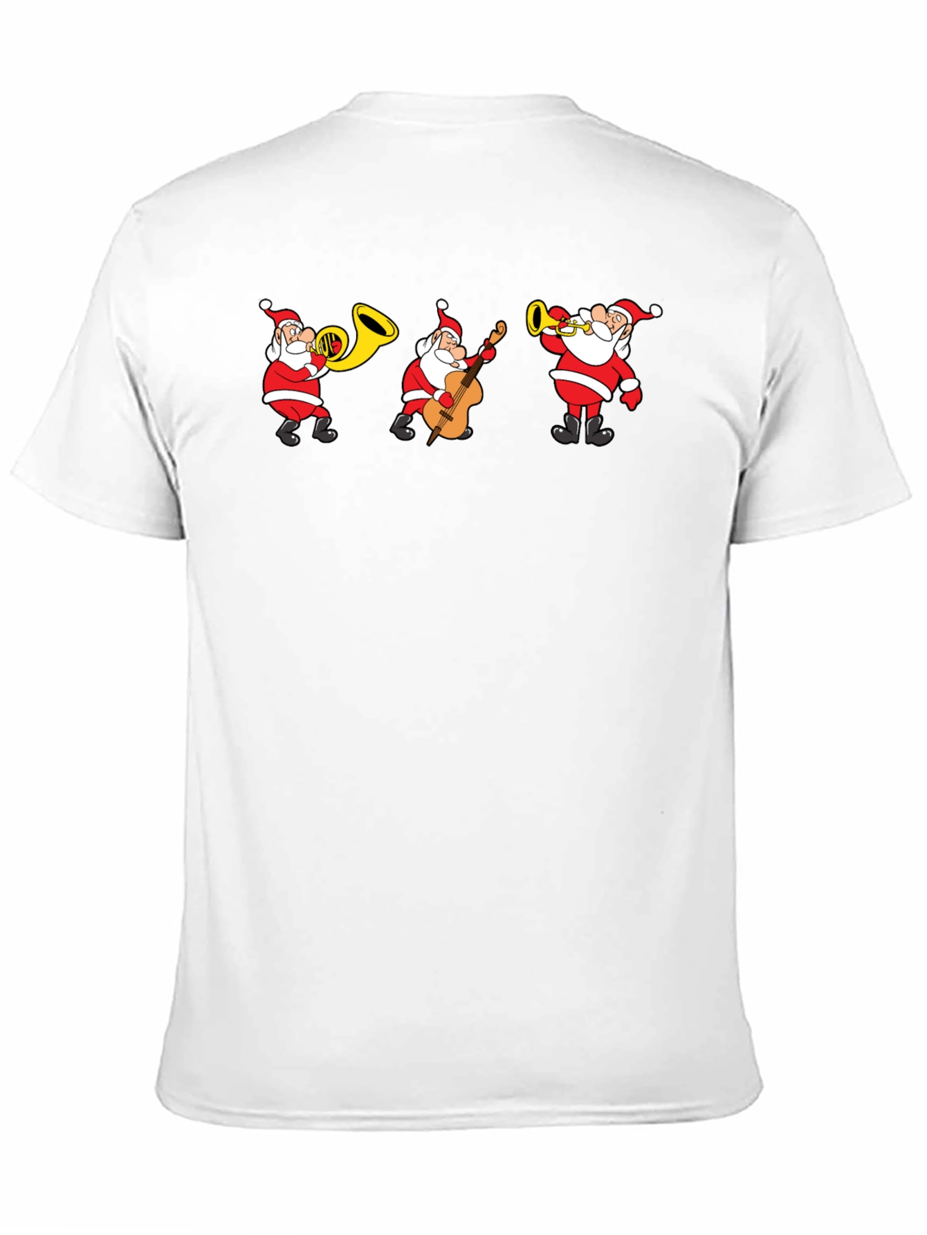 Santa Band Graphic Tee - Holiday Cheer