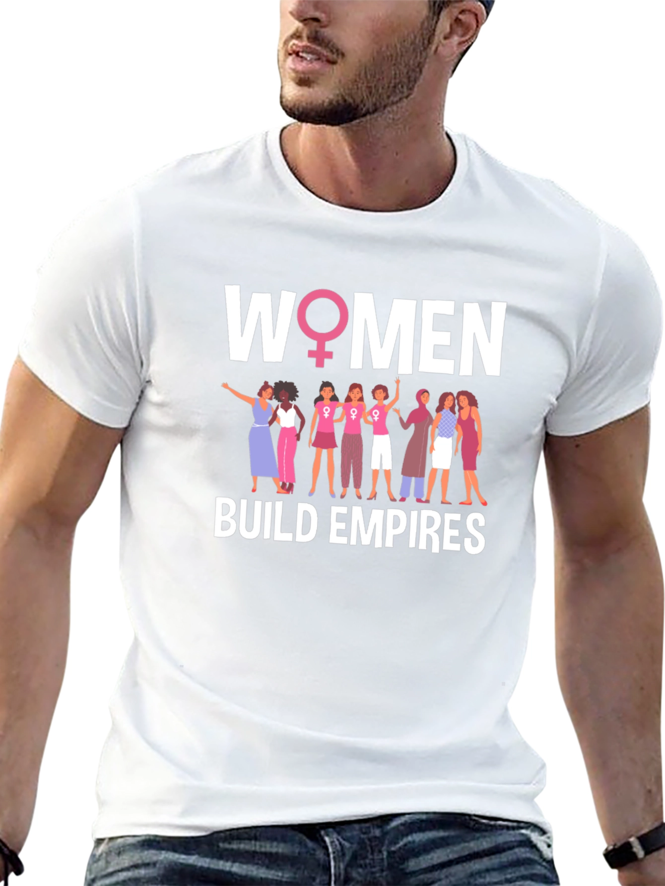 Women Build Empires T-Shirt - Empowering Graphic Tee