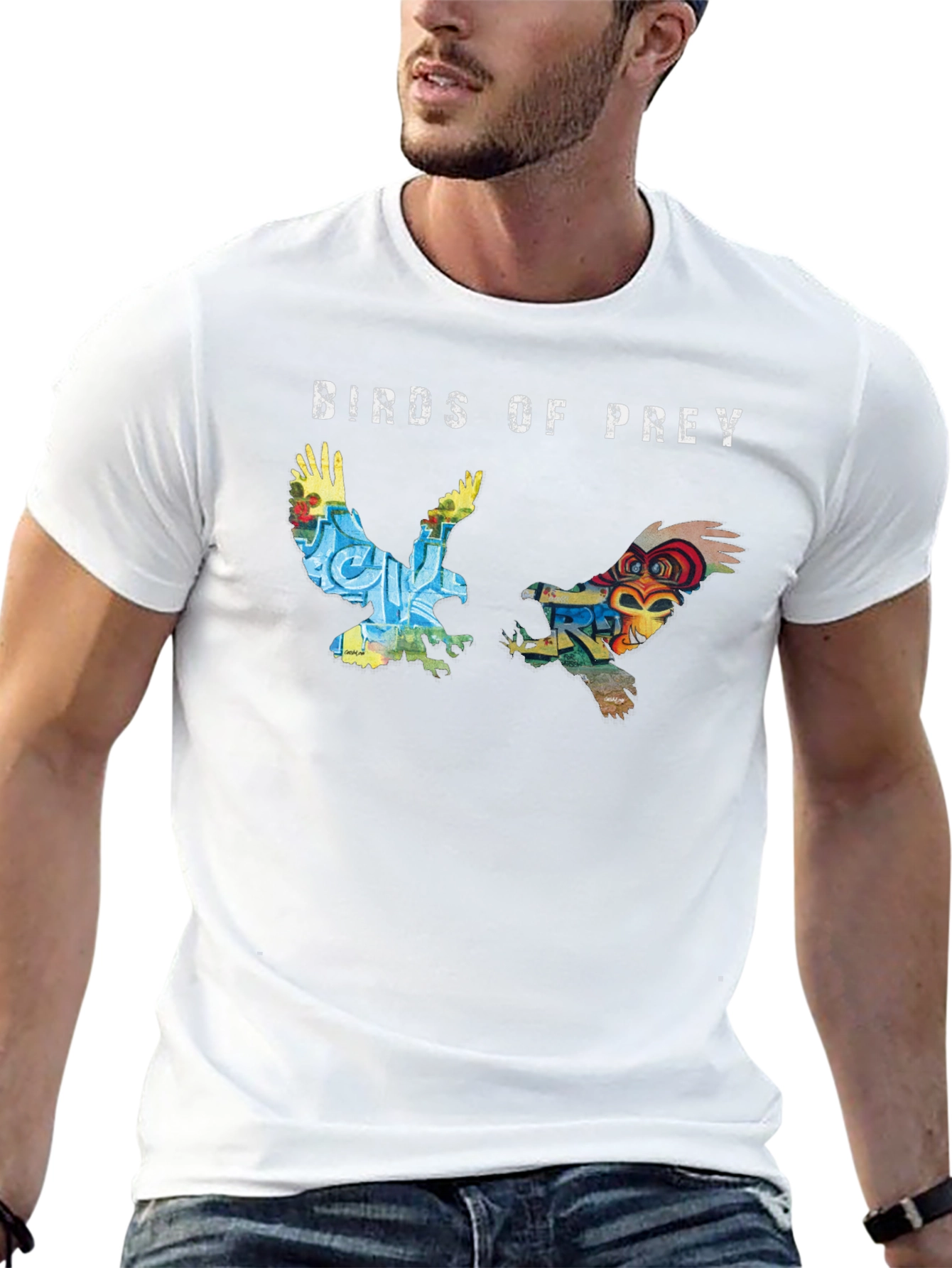 Birds of Prey Graphic Tee - Unique Design