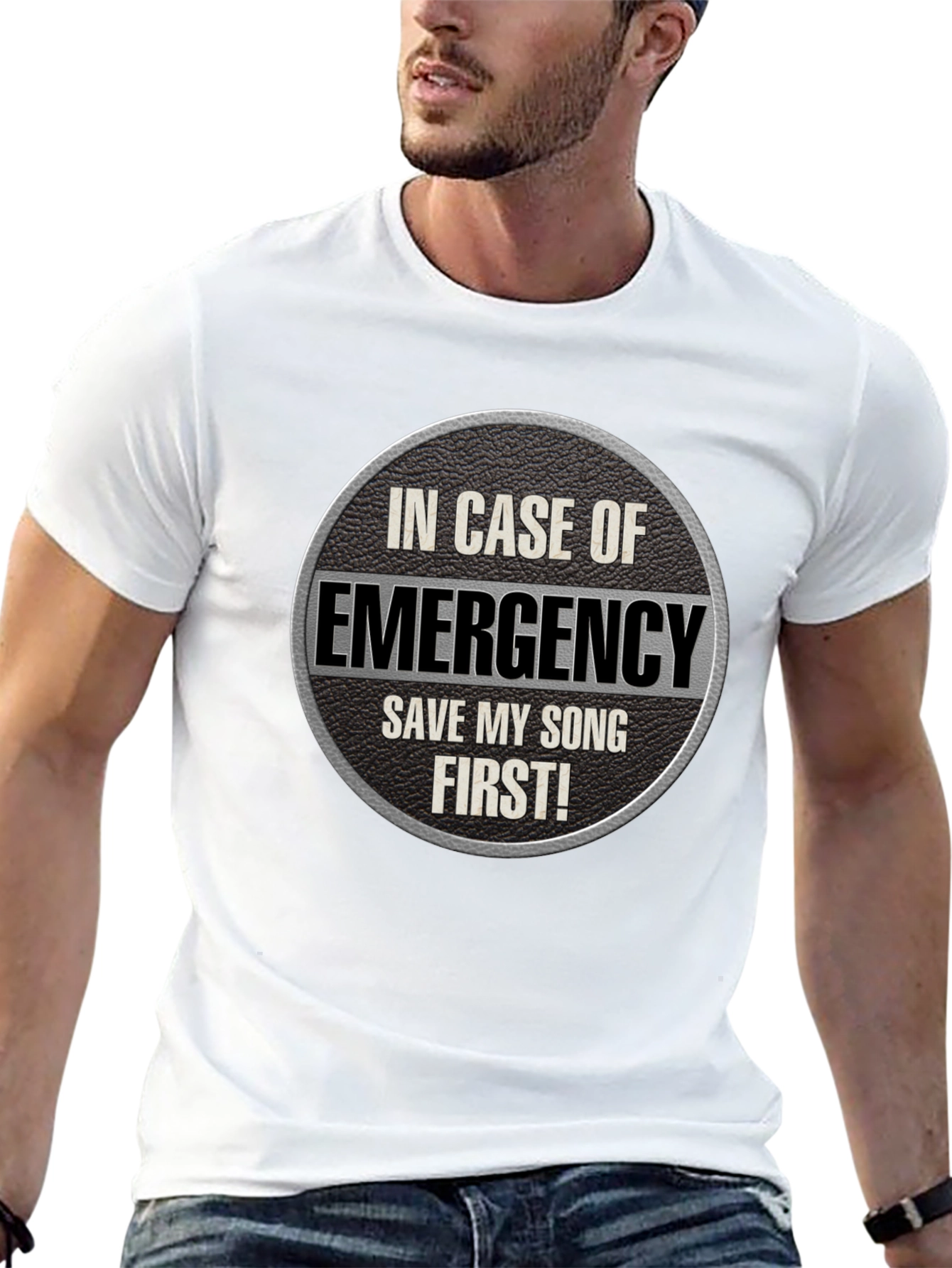 Emergency Save My Song First Graphic T-Shirt