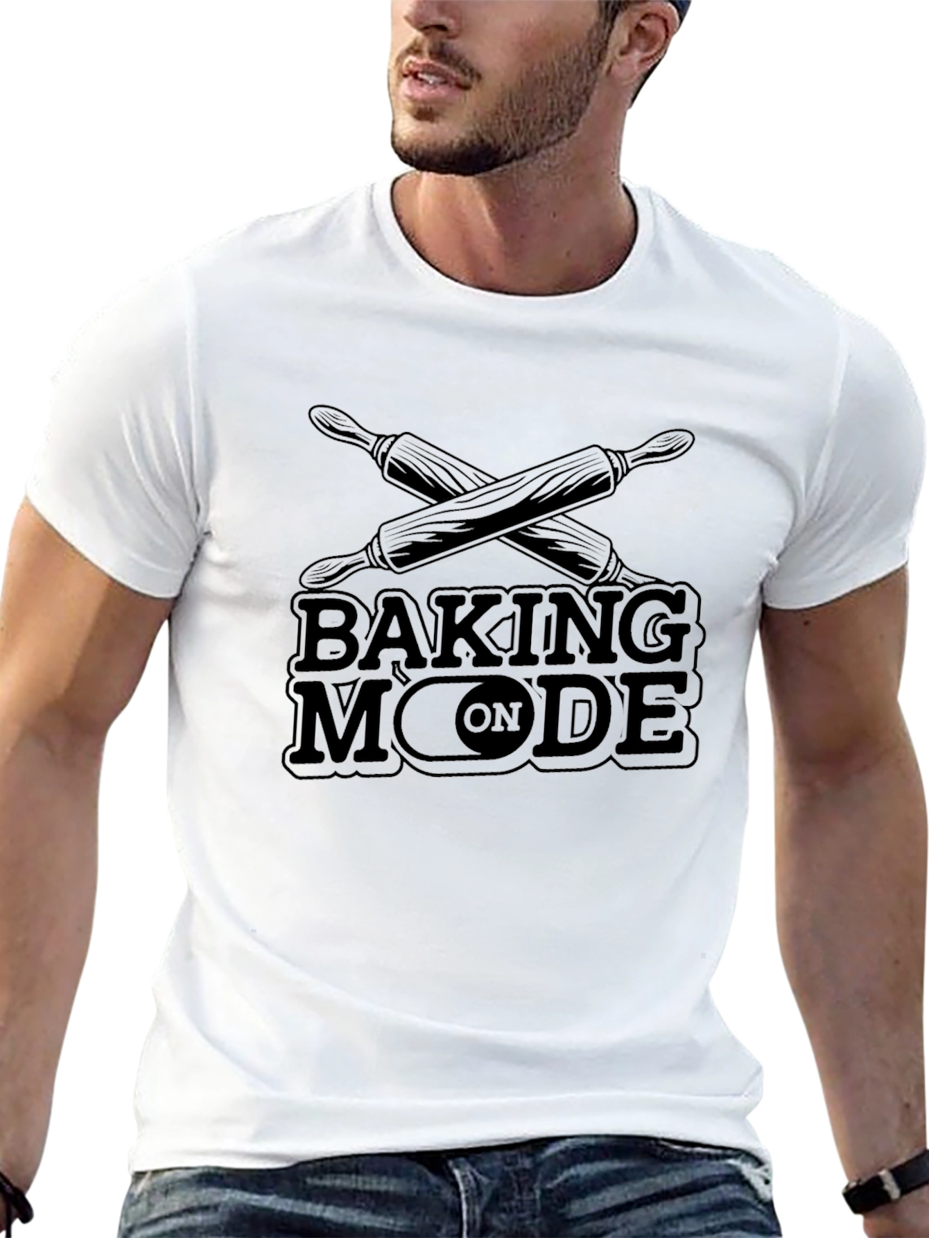 Baking Mode On Black T-Shirt