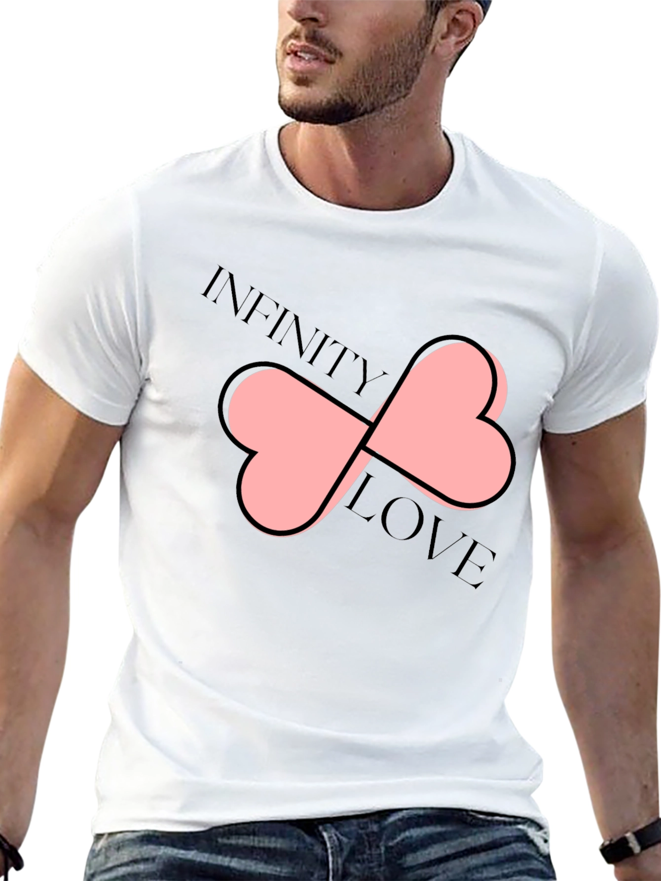 Infinity Love T-Shirt Black